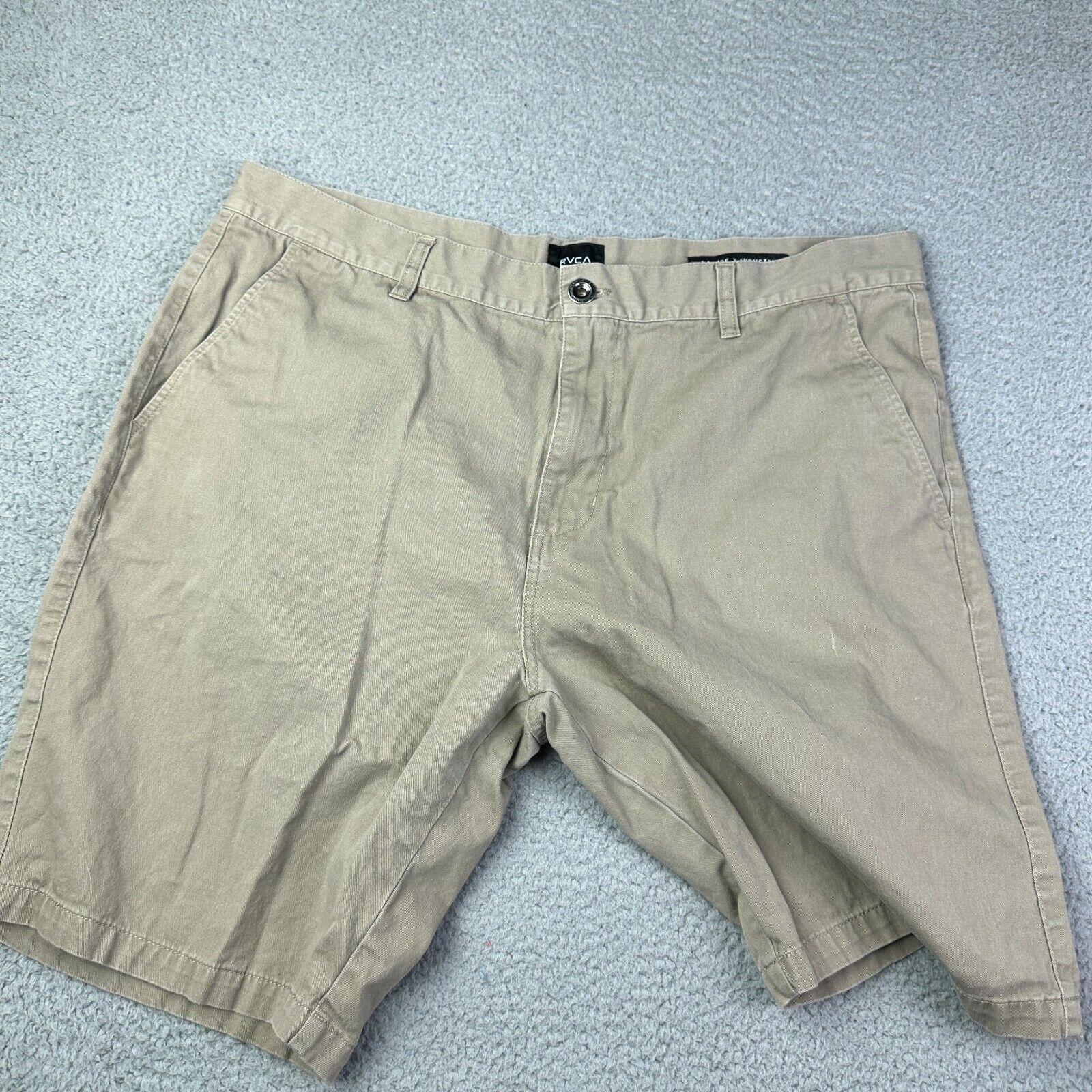 RVCA RVCA Nature X Industry Chino Shorts Mens Size 38 Brown Size US 38 / EU 54 - 2 Thumbnail