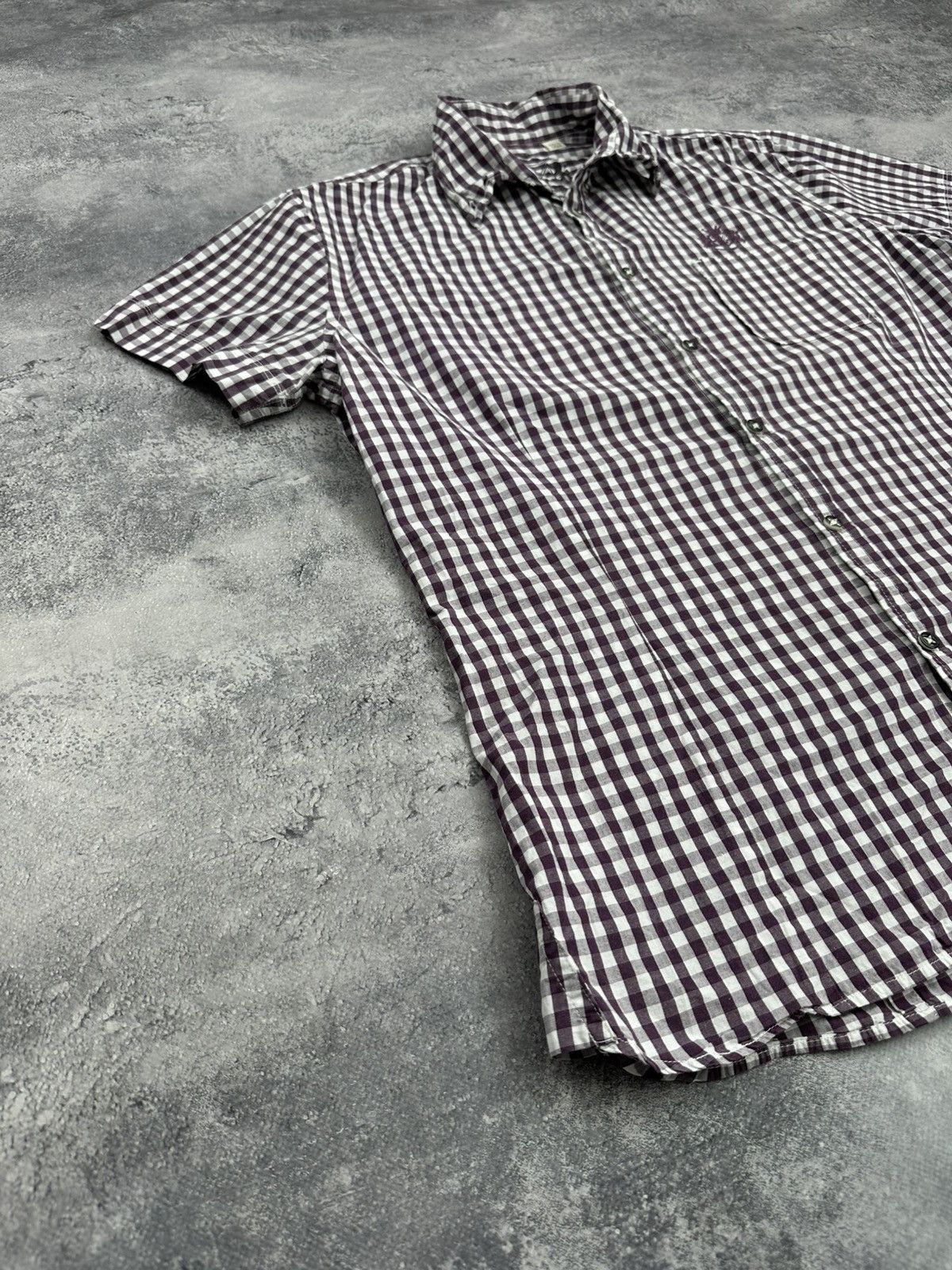 Diesel Vintage Diesel Button Up Short Sleeve Shirt Y2K Checkered Size US XL / EU 56 / 4 - 2 Thumbnail
