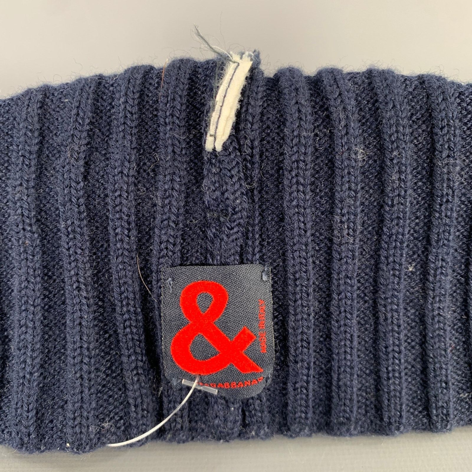 Dolce & Gabbana DOLCE & GABBANA Size XS Navy Wool Hats Size ONE SIZE - 5 Thumbnail