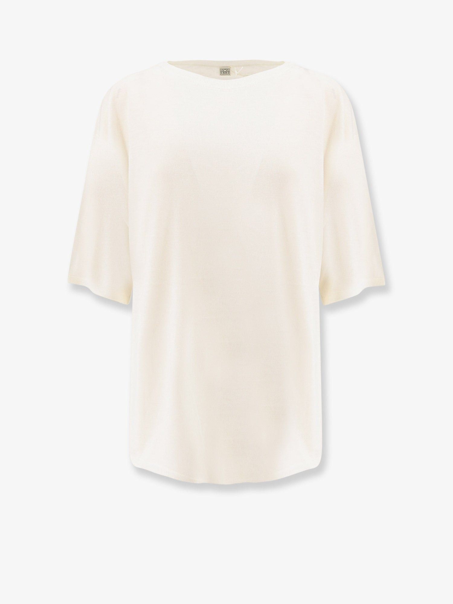 Longline Wool Blend Sweater