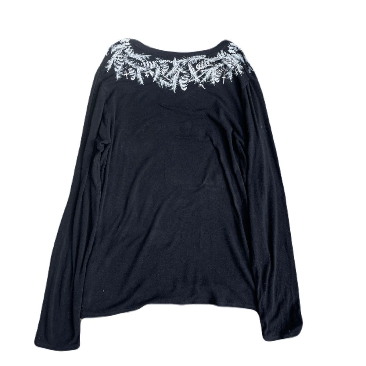 If Six Was Nine 2000s Ghost of Harlem Feather Necklace Long Sleeve Tee Vkei Size US S / EU 44-46 / 1 - 4 Thumbnail