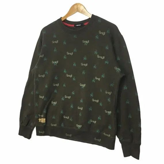 Vintage SEVEN2 SKULL AOP All Over Print Sweatshirt Pullover Jumper Size US L / EU 52-54 / 3 - 4 Thumbnail