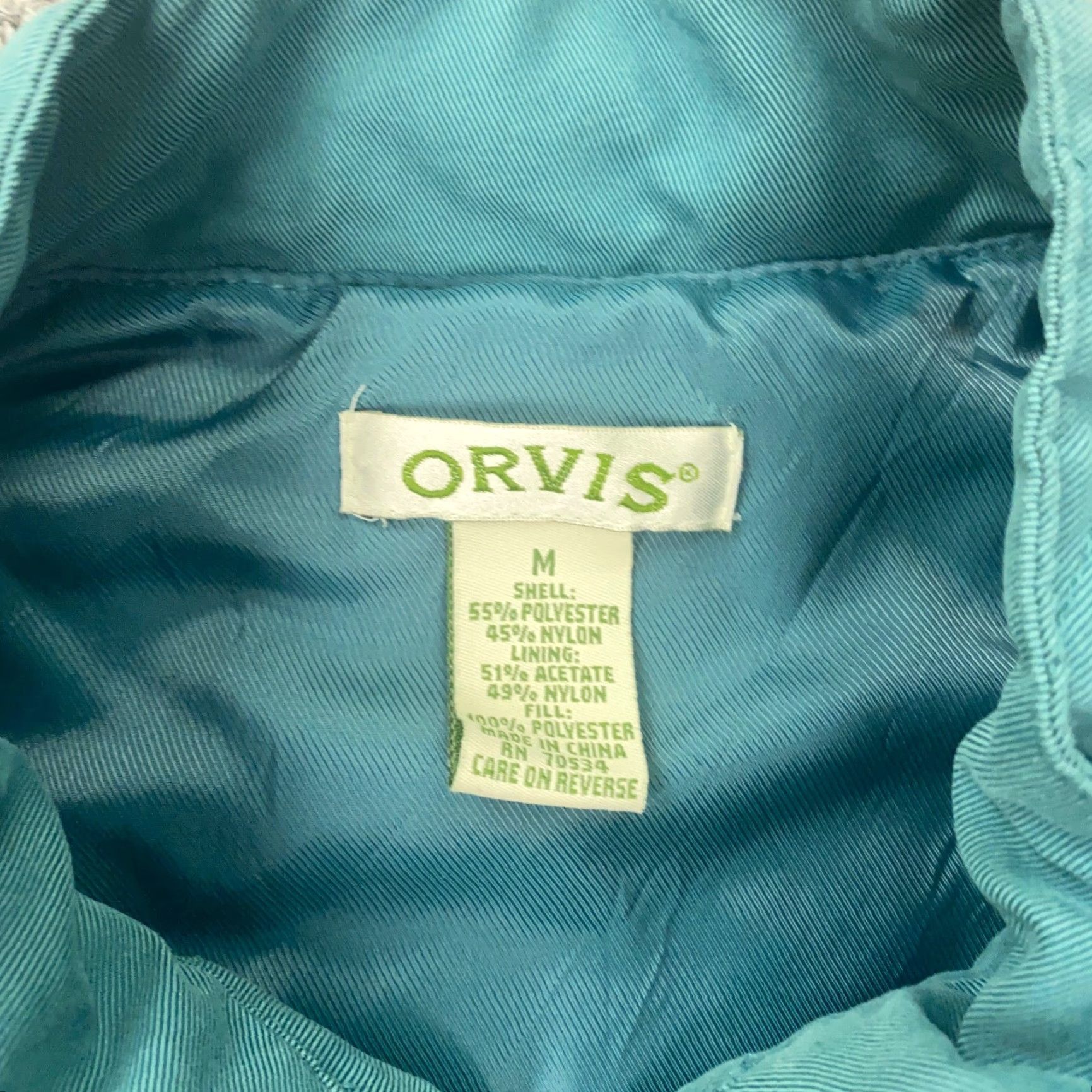 Orvis Orvis Quilted Vest Womens Medium Blue Full Zip Pockets High Neck - Vest, Orvis, Blue, Quilted, Full Zip, Pockets, Womens, M Size M / US 6-8 / IT 42-44 - 2 Thumbnail