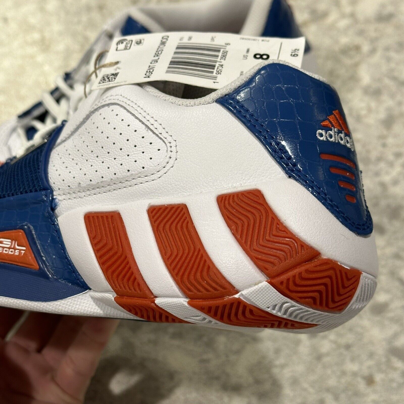 Adidas Size 7 - adidas Gil Zero Restomod White Blue Orange Gilbert Size US 7 / EU 40 - 8 Thumbnail