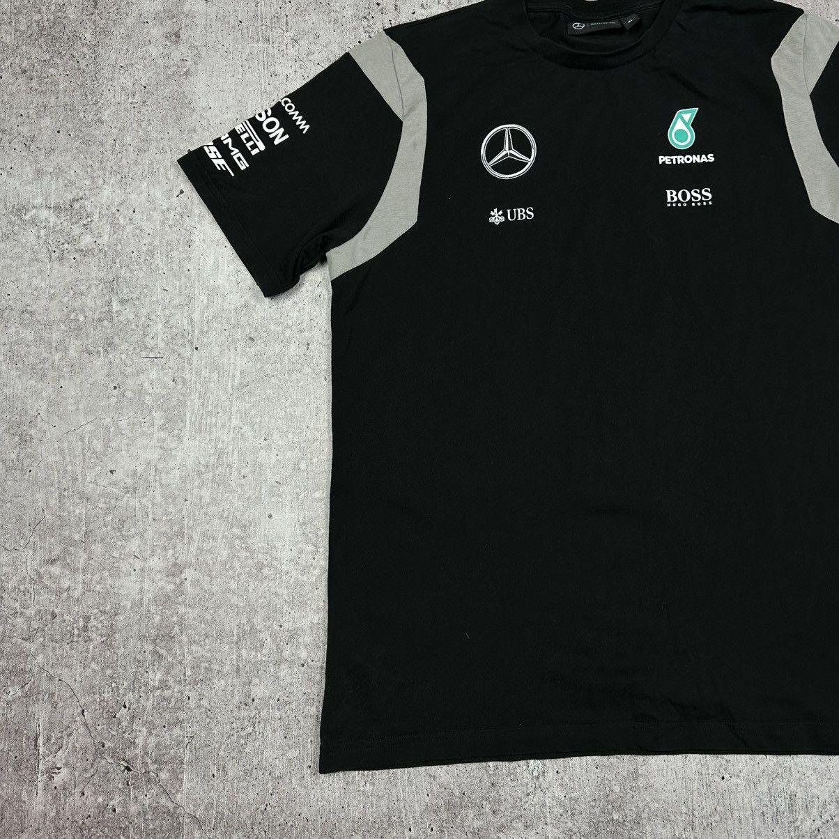 Mercedes-Benz Vintage Mercedes Benz Petronas F1 Formula Uno Hugo Boss Tee Size US XL / EU 56 / 4 - 3 Thumbnail