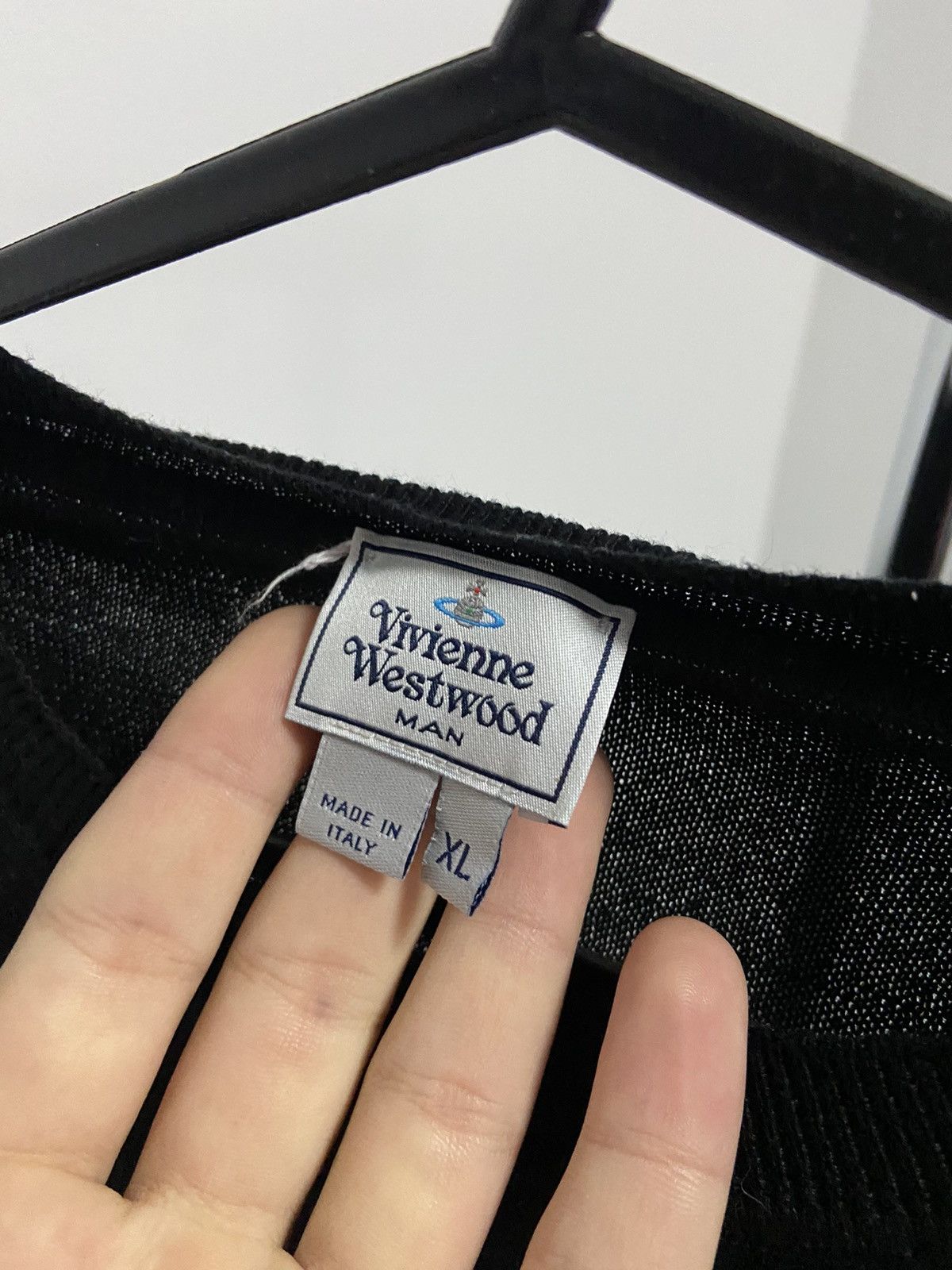 Vintage × Vivienne Westwood Vivienne Westwood small Logo Vintage sweater Luxury Size US XL / EU 56 / 4 - 4 Thumbnail