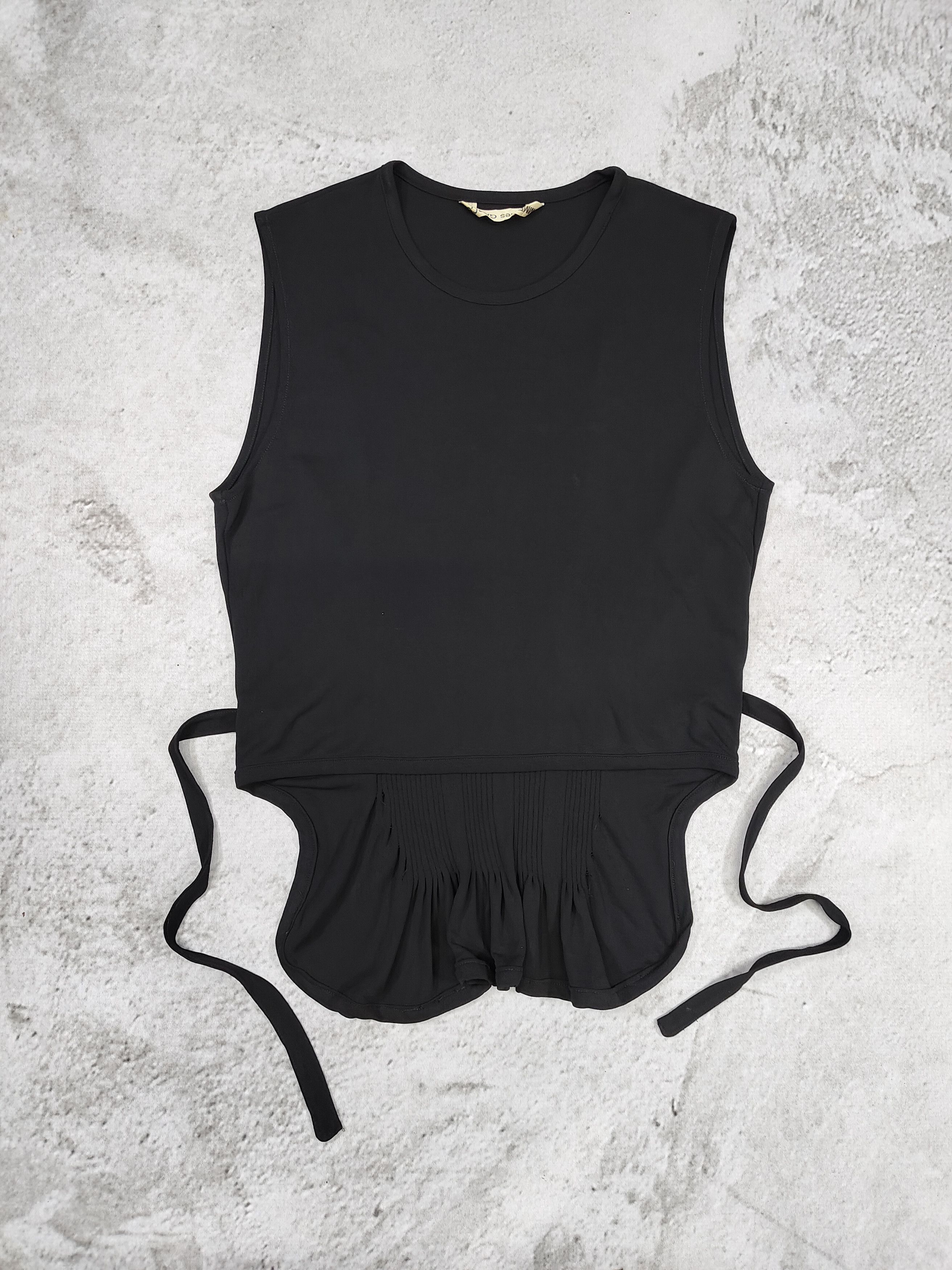 Comme des Garcons 90s CDG- Archive Minimalist Deconstructed Sleeveless Top Size M / US 6-8 / IT 42-44 - 6 Thumbnail