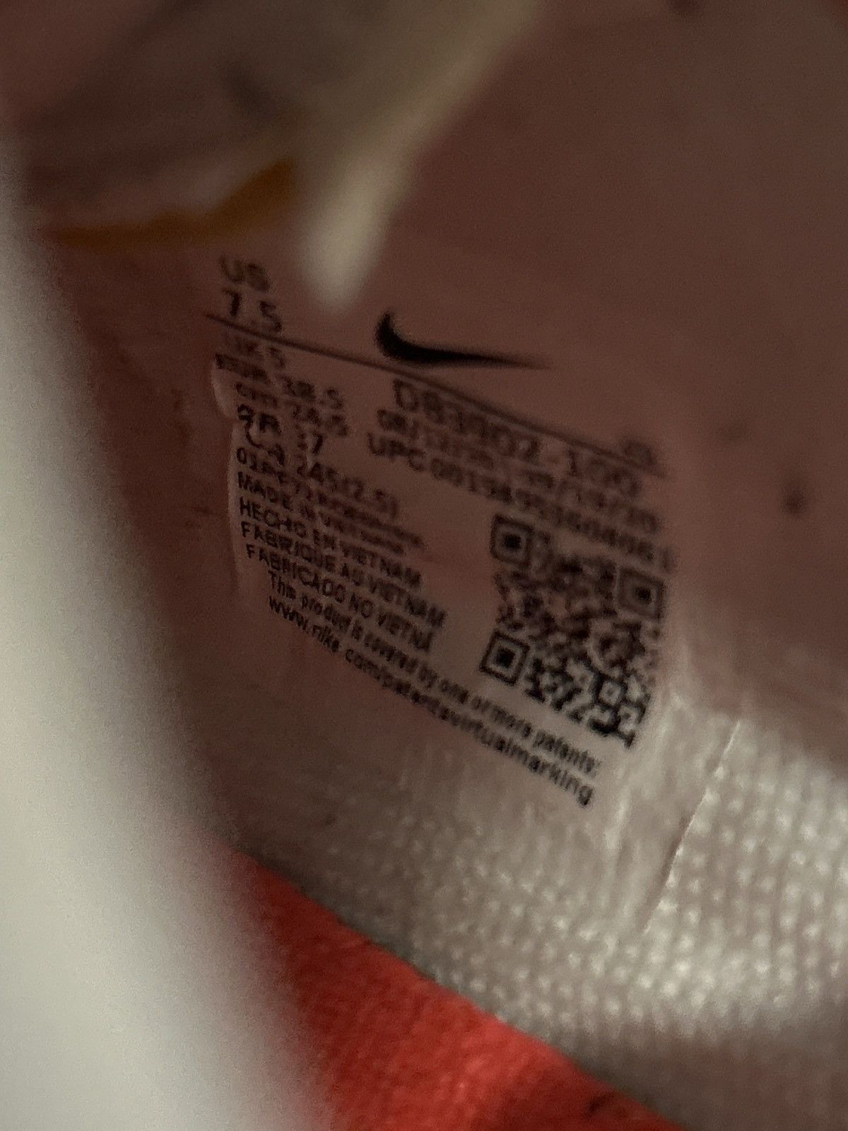 Nike Nike Air Force 1 Shadow White/Solar Red Size US 7.5 / EU 40-41 - 6 Thumbnail
