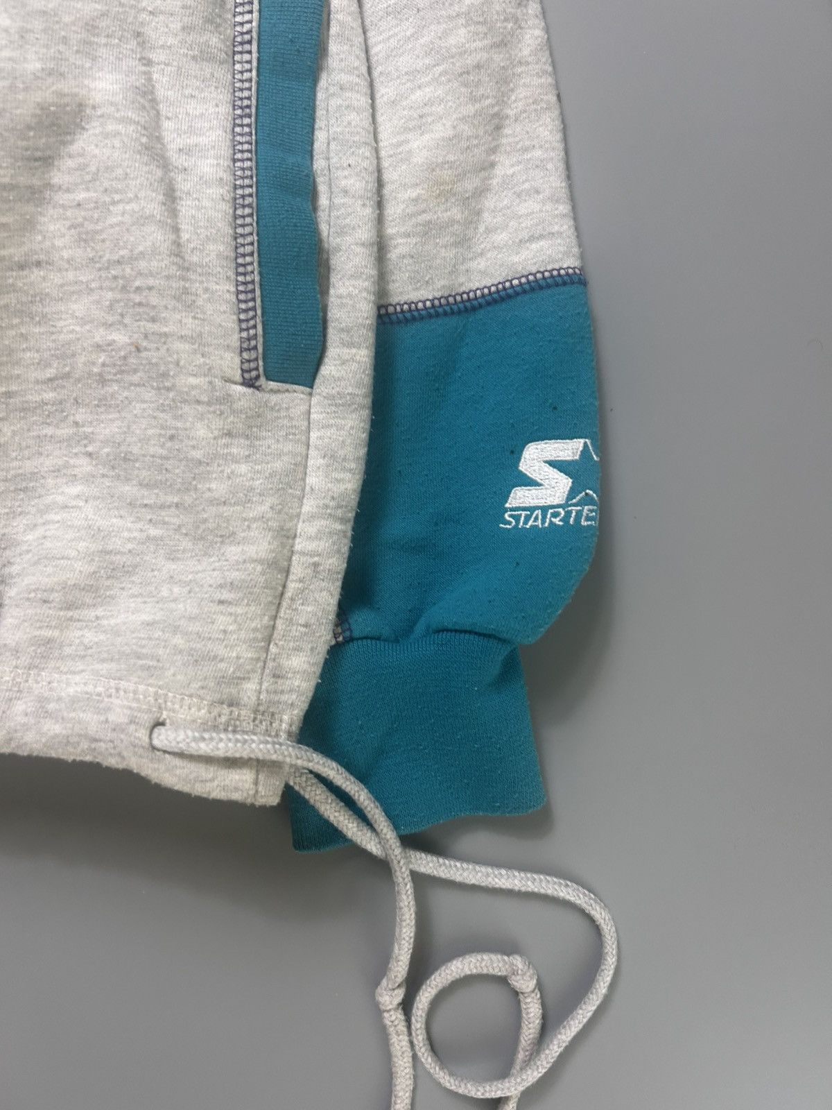 Starter Vintage Starter Charlotte Hornets Hoodie super rare 90s nba Size US M / EU 48-50 / 2 - 2 Thumbnail