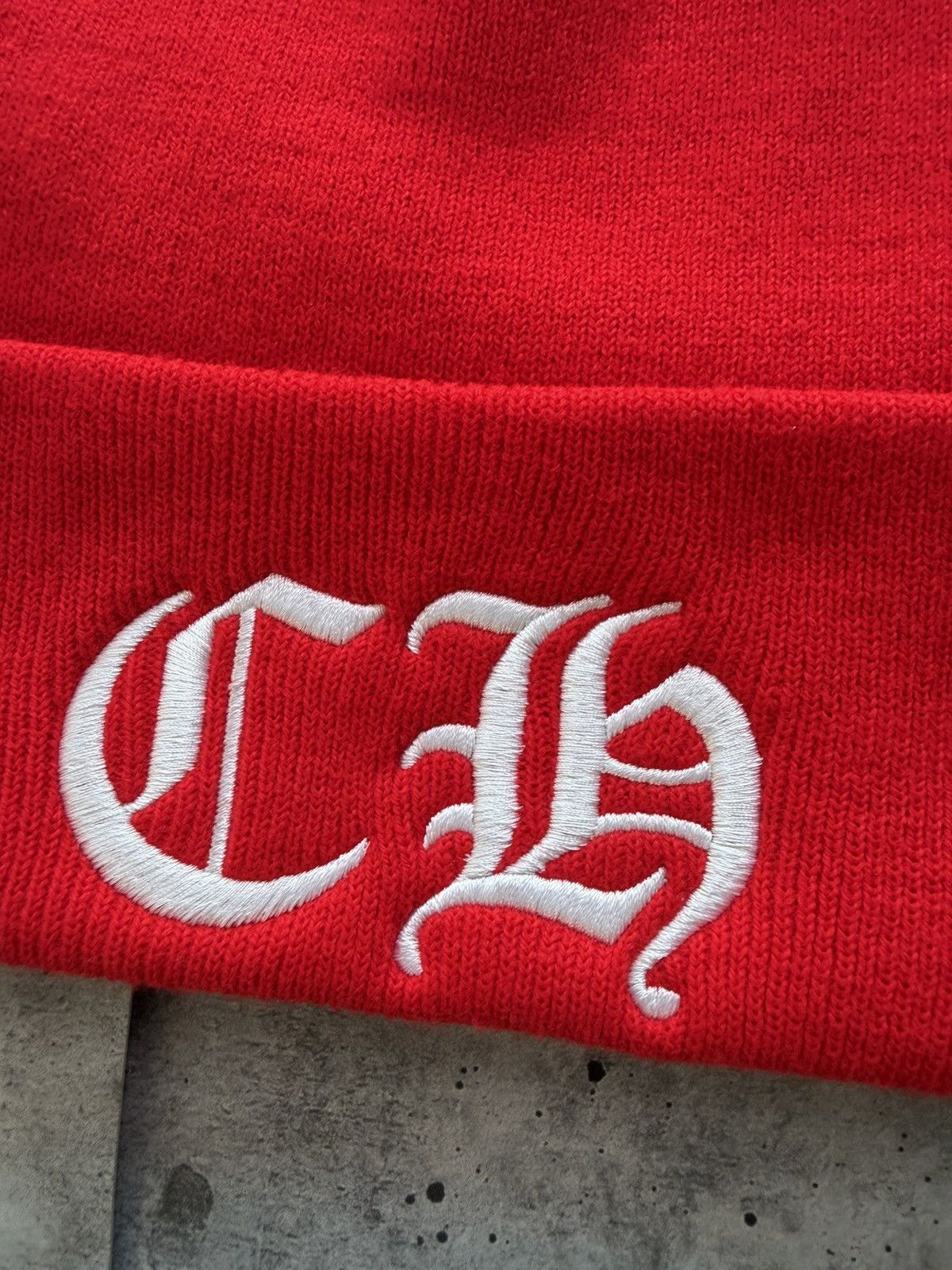 Chrome Hearts Chrome Heart Red CH beanie Size ONE SIZE - 3 Thumbnail