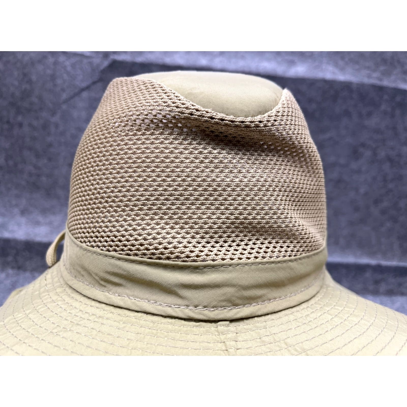 Vintage VINTAGE Henschel Sun Bucket Hat Unisex Adults Small Beige Cotton Blend Summer Outdoor Travel Casual Size ONE SIZE - 2 Thumbnail