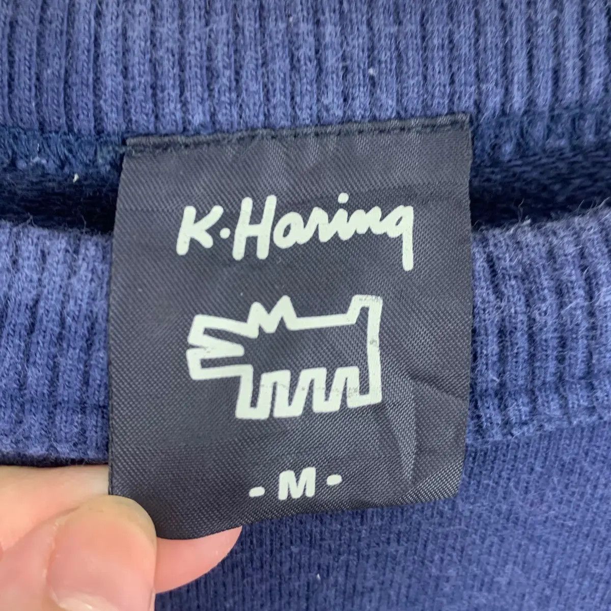 Keith Haring × Uniqlo Vtg KEITH HARING x UNIQLO Best Buddies USA Flag Sweatshirt Size M / US 6-8 / IT 42-44 - 7 Thumbnail