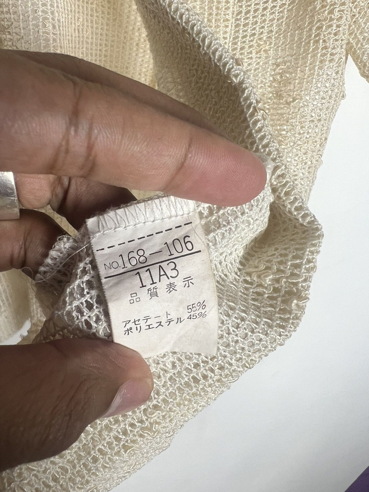 If Six Was Nine Soggetto Open-knit Blazer Cardigan Size S / US 4 / IT 40 - 10 Thumbnail