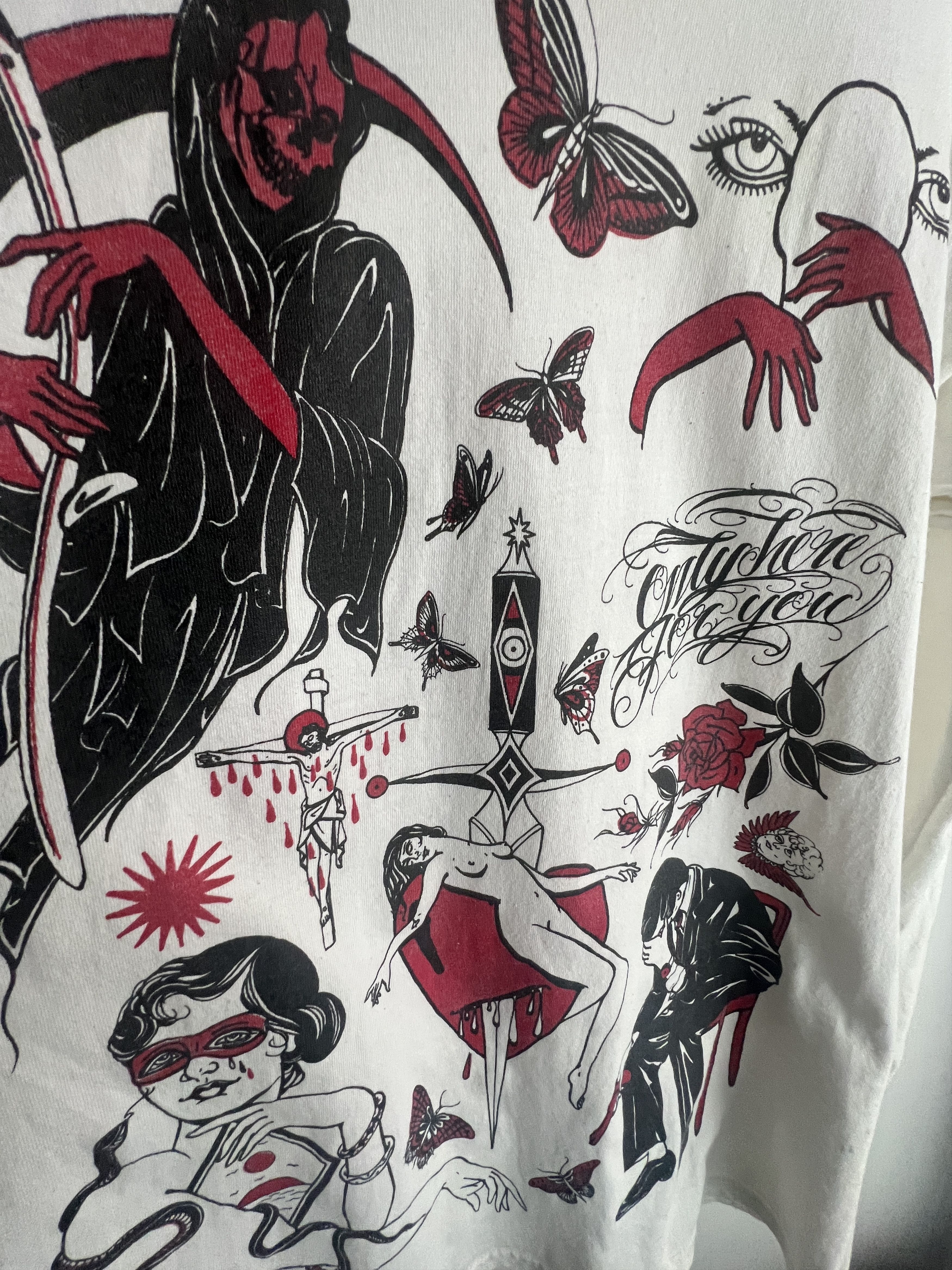 Band Tees × Vintage Long sleeve Tattoo Old Skul Only Here For You Vintage Size US M / EU 48-50 / 2 - 9 Thumbnail
