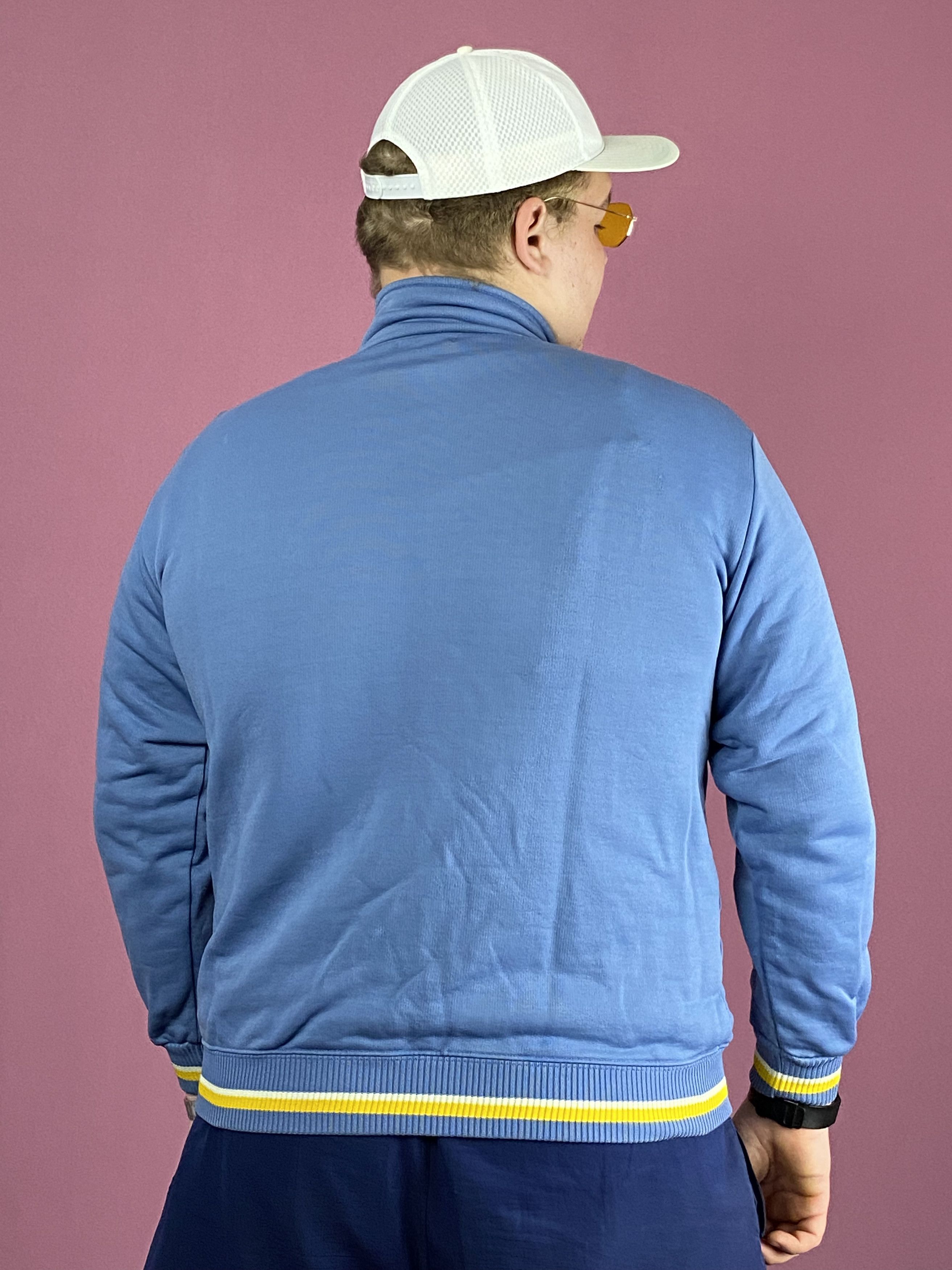 Fred Perry × Vintage 90s Fred Perry Vintage Men's Track Jacket - XL Cotton Blend Size US XL / EU 56 / 4 - 3 Thumbnail