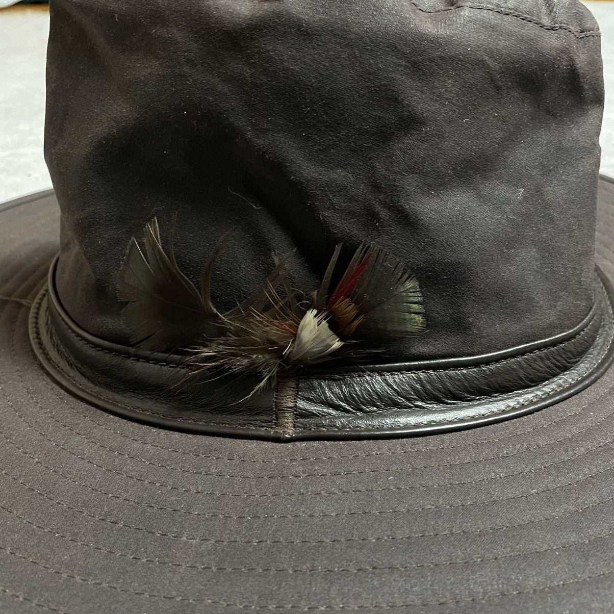 Barbour × Vintage Barbour Waxed Hat Men Brown Size ONE SIZE - 2 Thumbnail