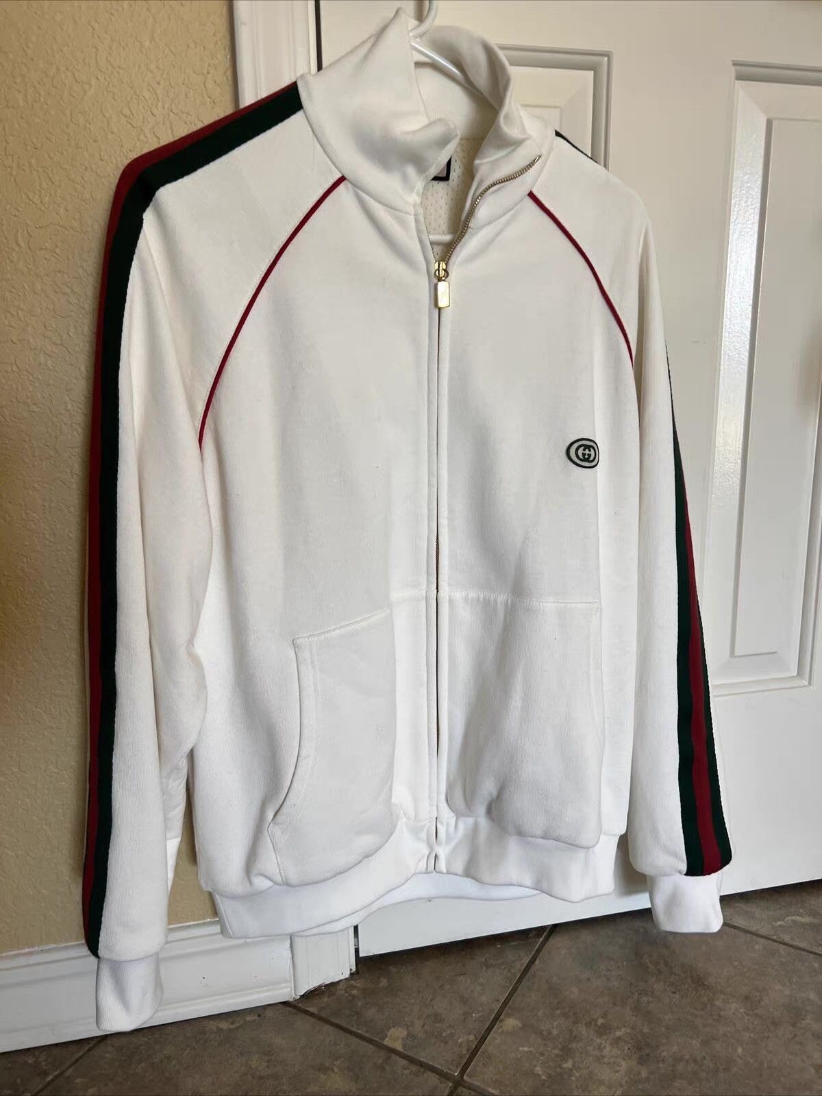 Gucci Gucci White Track Jacket, Q4 Size US XS / EU 42 / 0 - 1 Thumbnail