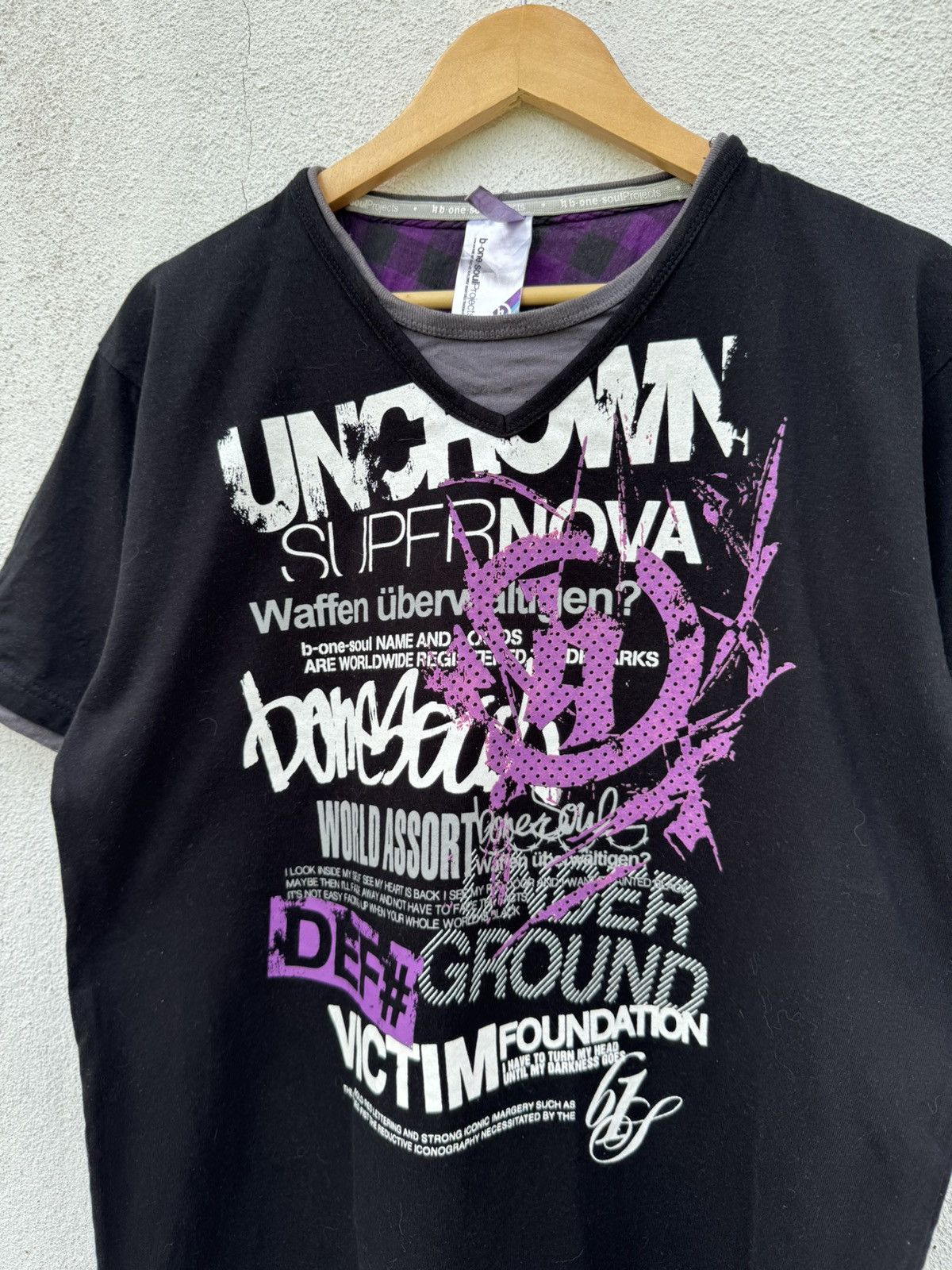 If Six Was Nine B One Soul Wild Poems Double Layered Long Sleeve Size US L / EU 52-54 / 3 - 2 Thumbnail