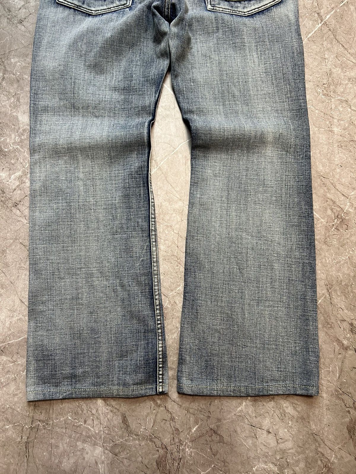 Diesel × Diesel Black Gold Rare Vintage 90s Diesel Industrtry Faded Blue Jeans Size US 36 / EU 52 - 10 Thumbnail