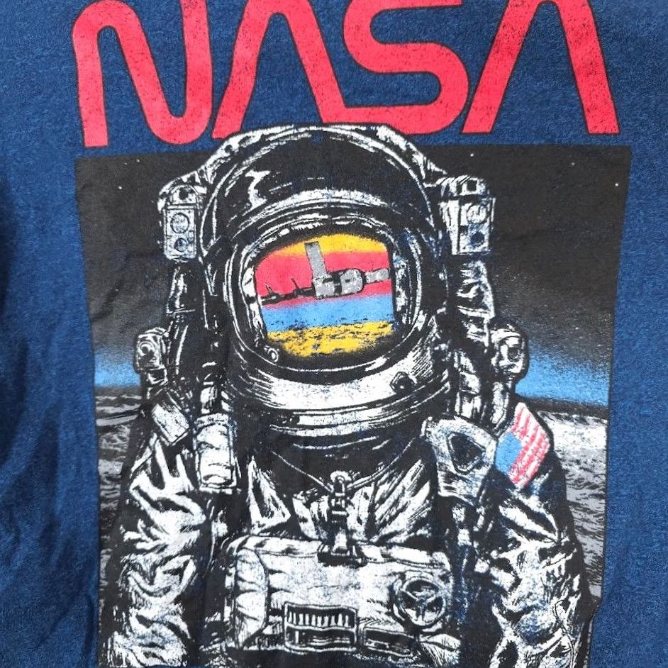 Vintage NASA T Shirt Mens Size Medium Blue Space Shuttle Travel Astronaut Size US M / EU 48-50 / 2 - 5 Thumbnail