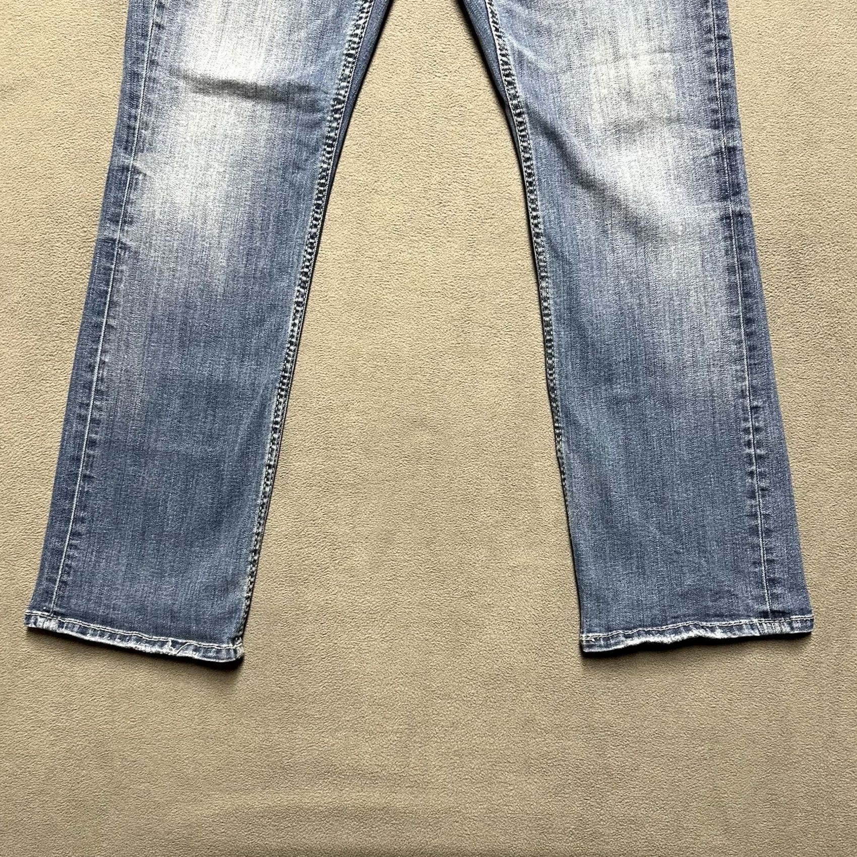 Vintage BKE Tyler Jeans Mens 30x30 (29x28.5) Blue Denim Stretch Relaxed Fit Mid Rise GUC Size US 30 / EU 46 - 5 Thumbnail