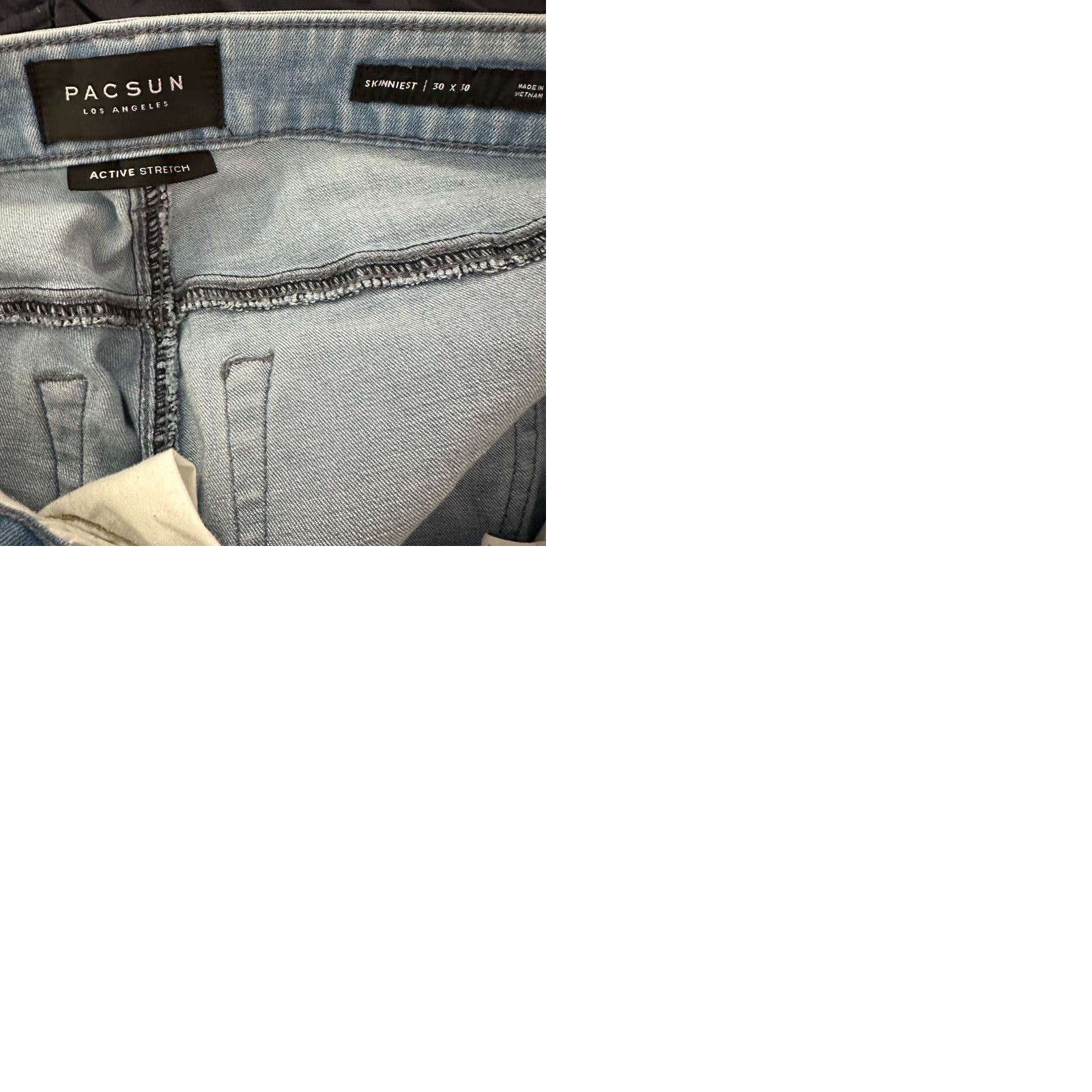 Pacsun Pacsun Skinny Jeans Womens 30x30 Denim Blue Distressed Stretch Regular 5-Pocket PacSun Jeans Womens Jeans Size 30" / US 8 / IT 44 - 9 Thumbnail