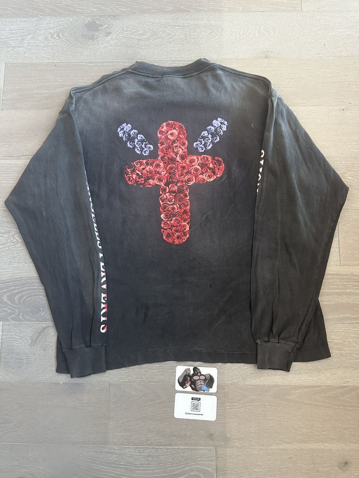 Saint Michael SAINT Mxxxxxx X BORN X RAISED BORN SAINT L/S Tee Size US L / EU 52-54 / 3 - 3 Thumbnail
