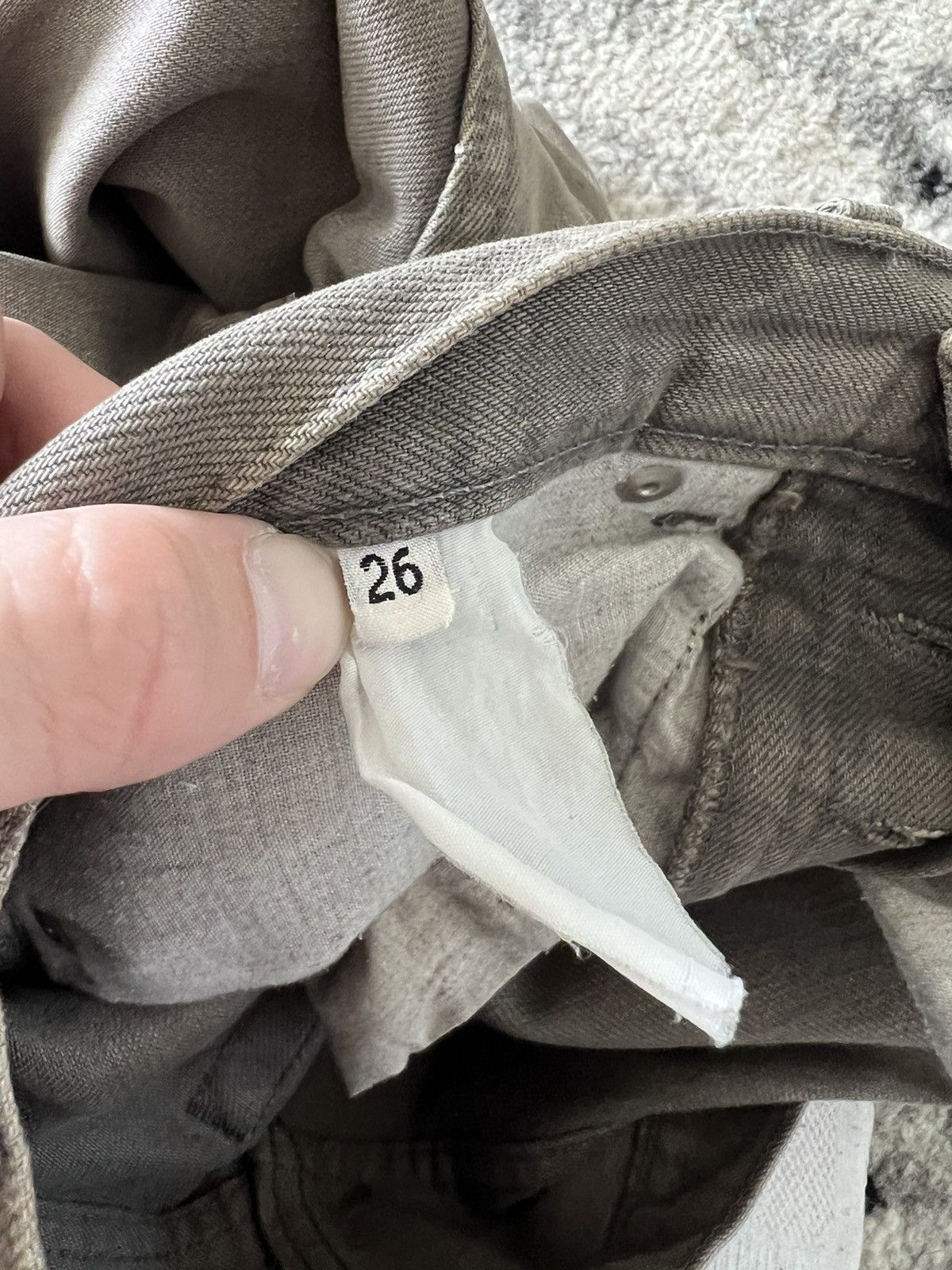 Helmut Lang 1998 gray painter denim Size US 28 / EU 44 - 4 Thumbnail