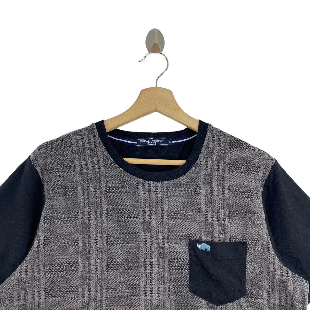 Japanese Brand × Kansai Yamamoto KANSAI YAMAMOTO HOMME Japan Brand Check Tartan Short Sleeve Size US L / EU 52-54 / 3 - 2 Thumbnail