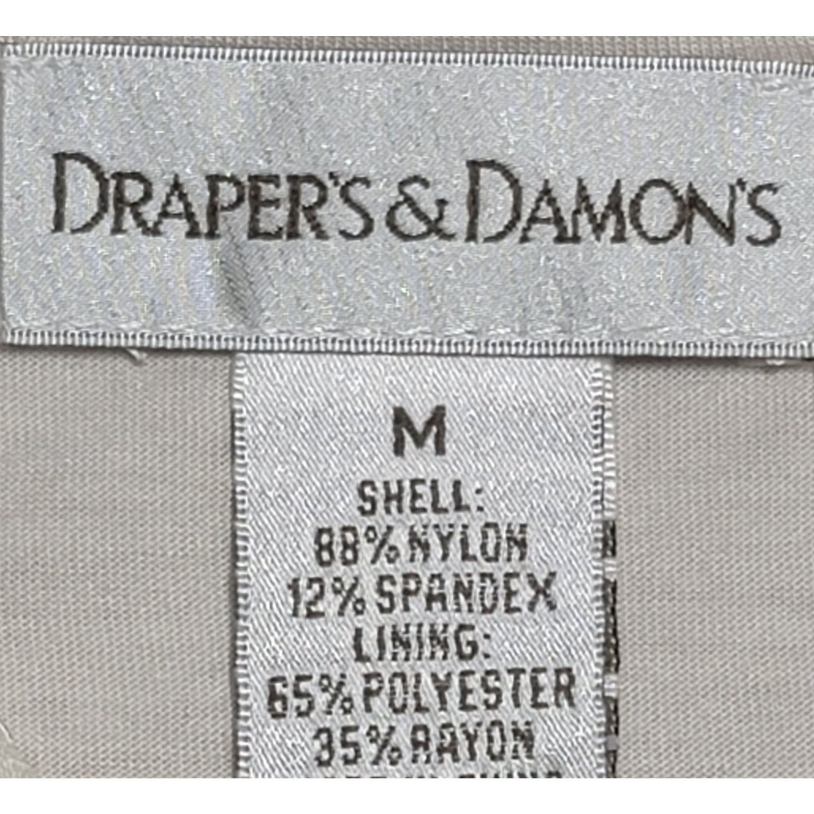 Other Draper's & Damon's Beige Lace Overlay Slub Top Medium NWT Size M / US 6-8 / IT 42-44 - 5 Thumbnail