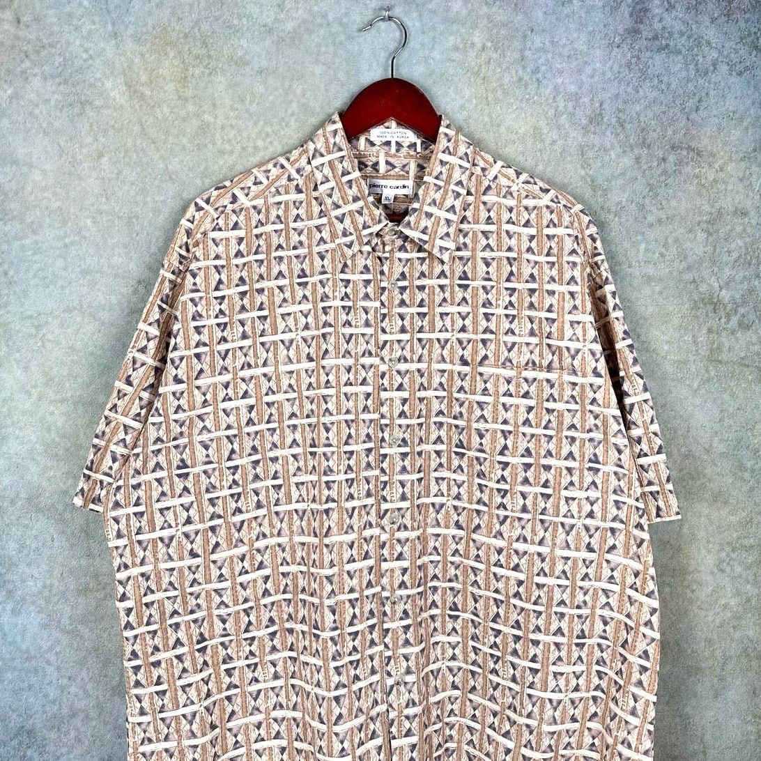 Pierre Cardin × Vintage Vintage 90s Pierre Cardin Button Down Shirt Sz XL Hawaiian Size US XL / EU 56 / 4 - 2 Thumbnail