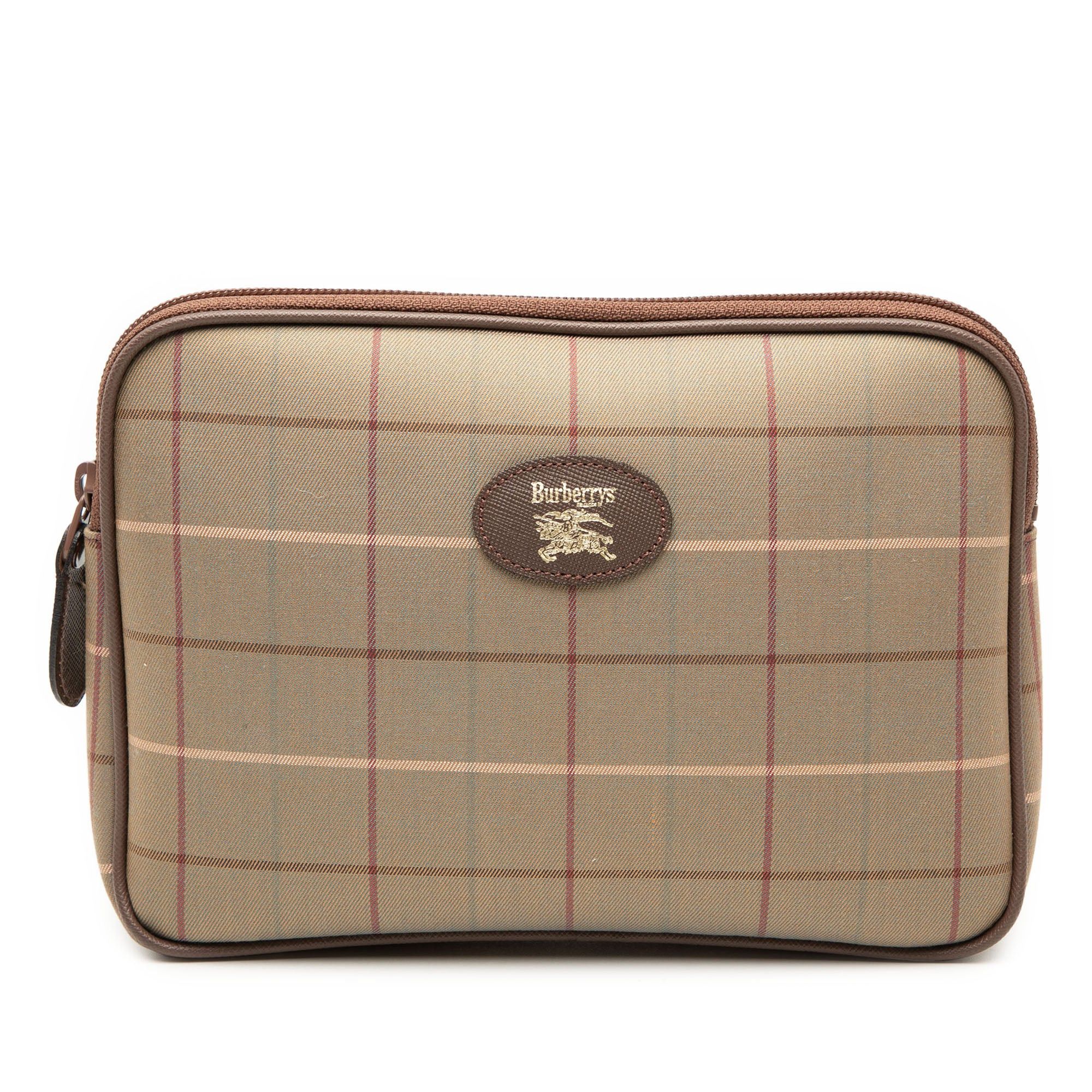Burberry Vintage Check Canvas Clutch Size ONE SIZE - 1 Thumbnail