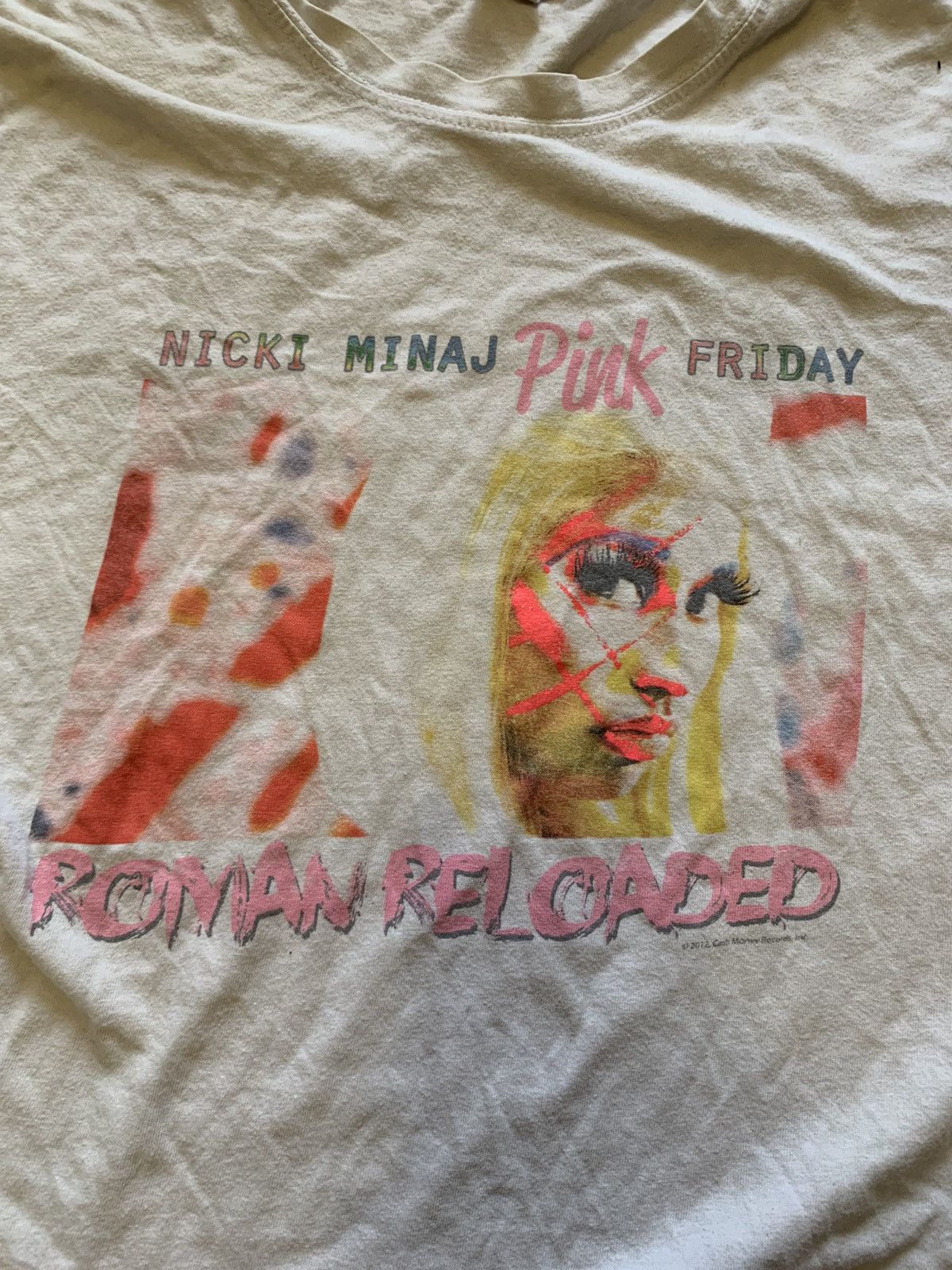 Band Tees Nicki Minaj 2012 t-shirt pink Friday roman reloaded y2k rap Size US S / EU 44-46 / 1 - 2 Thumbnail