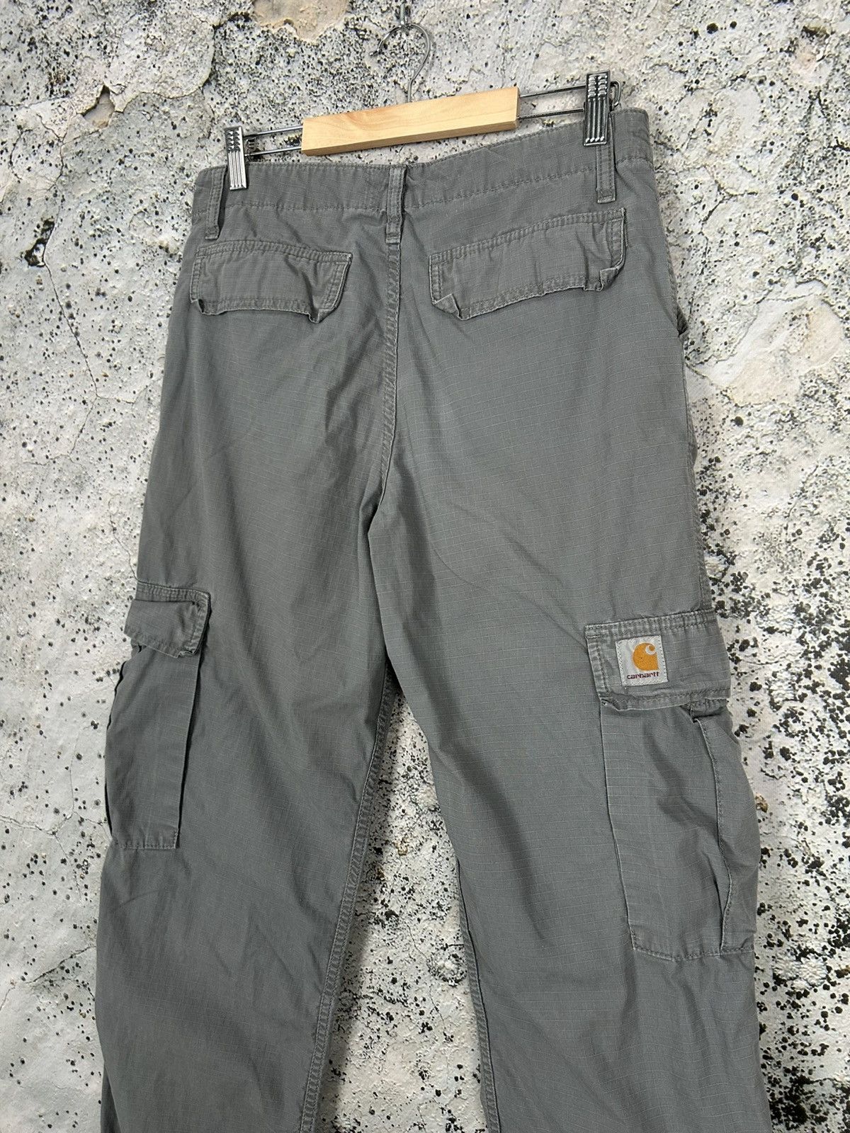 Carhartt Vintage Carhartt Grey Cargo Pants Baggy Streetwear Skate Rap Size US 29 - 5 Thumbnail