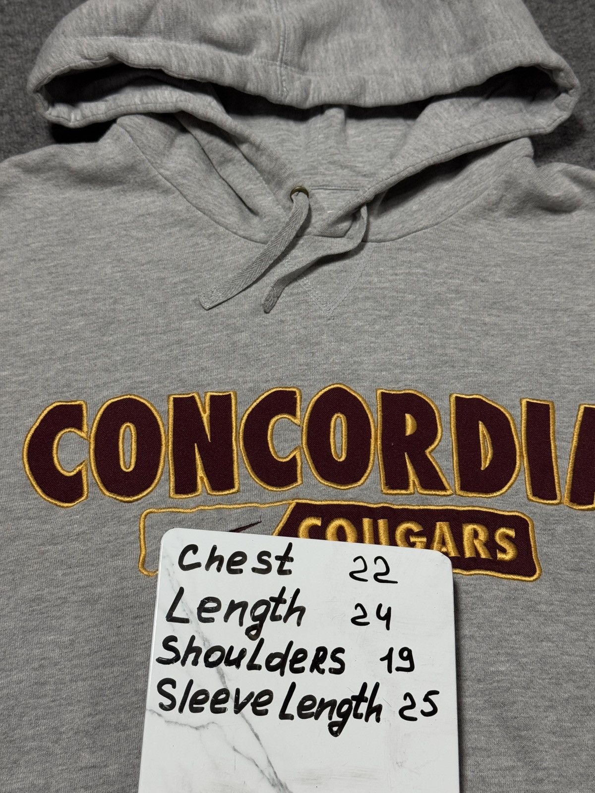 Nike NIKE Concordia Cougars University Hoodie Gray Size S Size US S / EU 44-46 / 1 - 4 Thumbnail