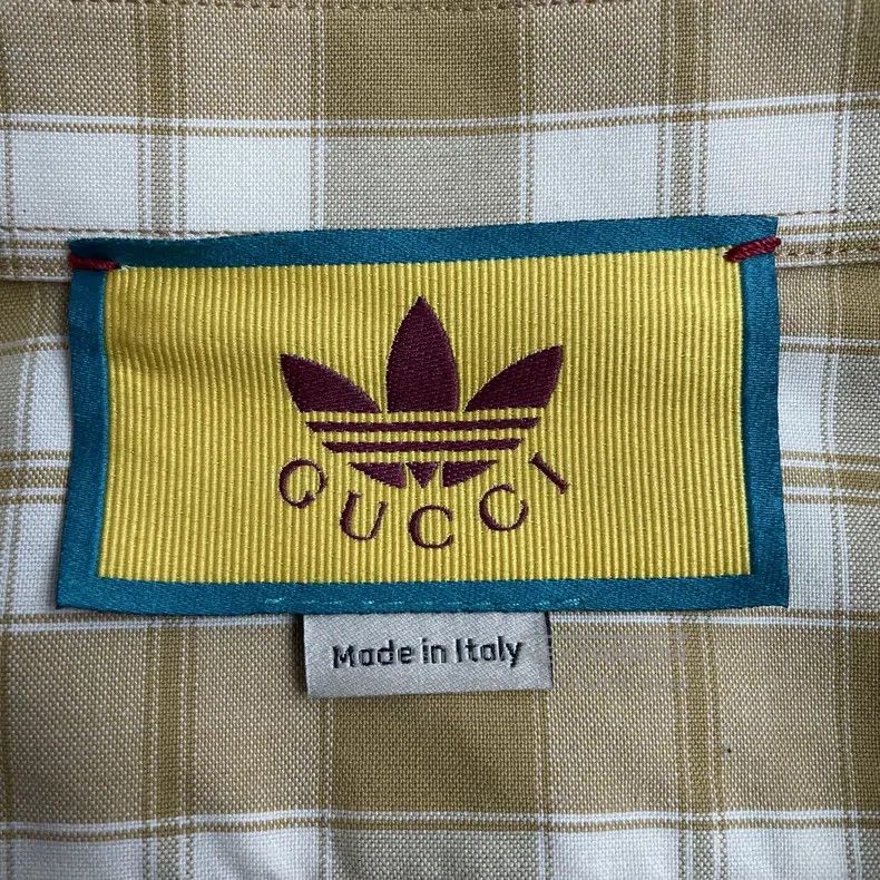 Gucci Gucci SS23 go letter print plaid long-sleeved shirt Size US XS / EU 42 / 0 - 4 Thumbnail