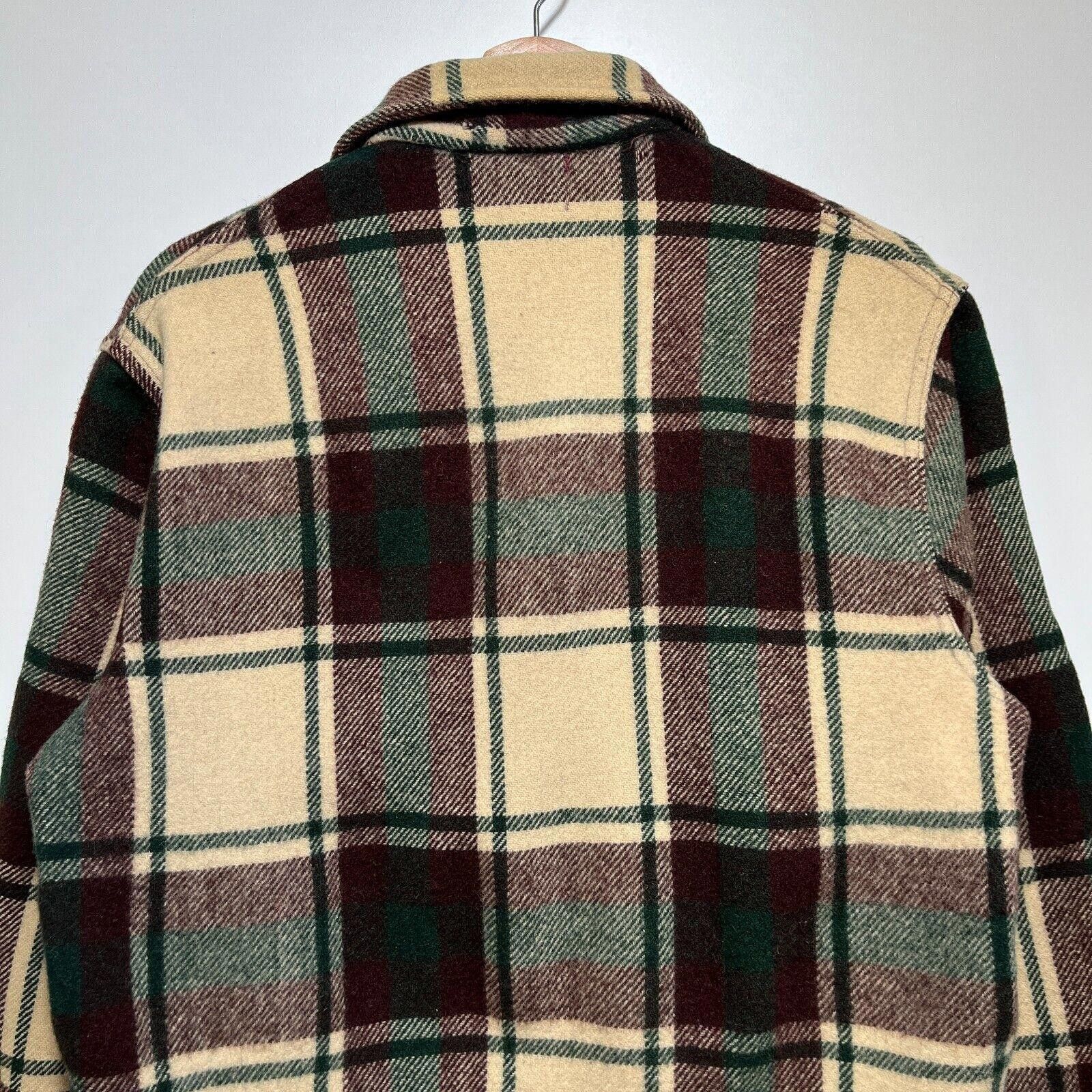 Chippewa × Vintage Vintage 50s Chippewa Heavy Wool Flannel Shirt Jacket L Size US L / EU 52-54 / 3 - 9 Thumbnail