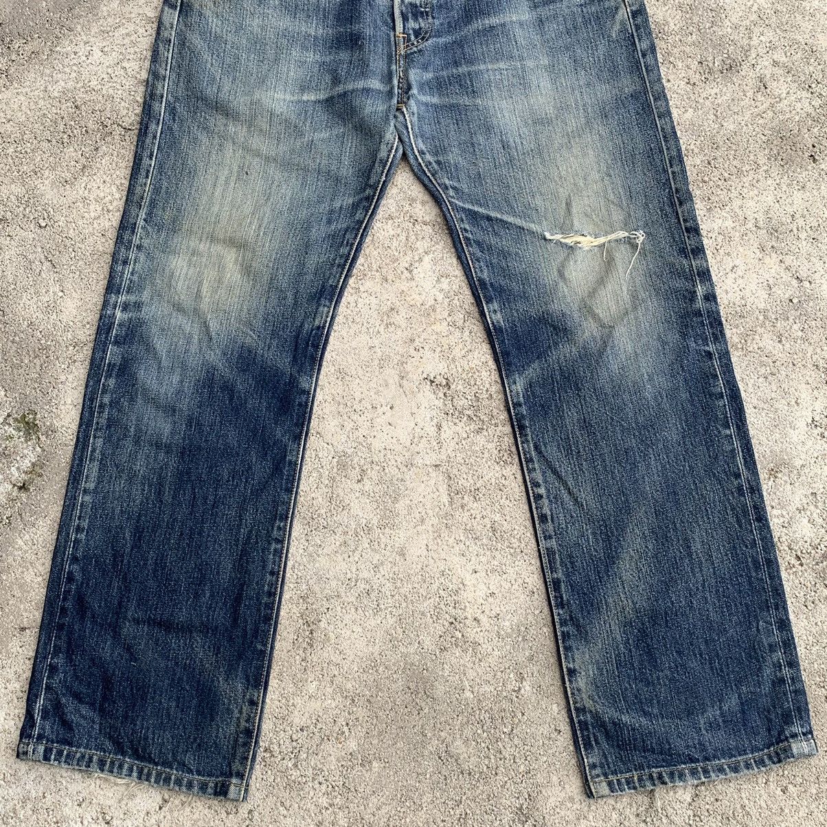 Levi's Levis 501 Button Fly Grunge Ripped Distressed DenimW32 Size US 32 / EU 48 - 4 Thumbnail