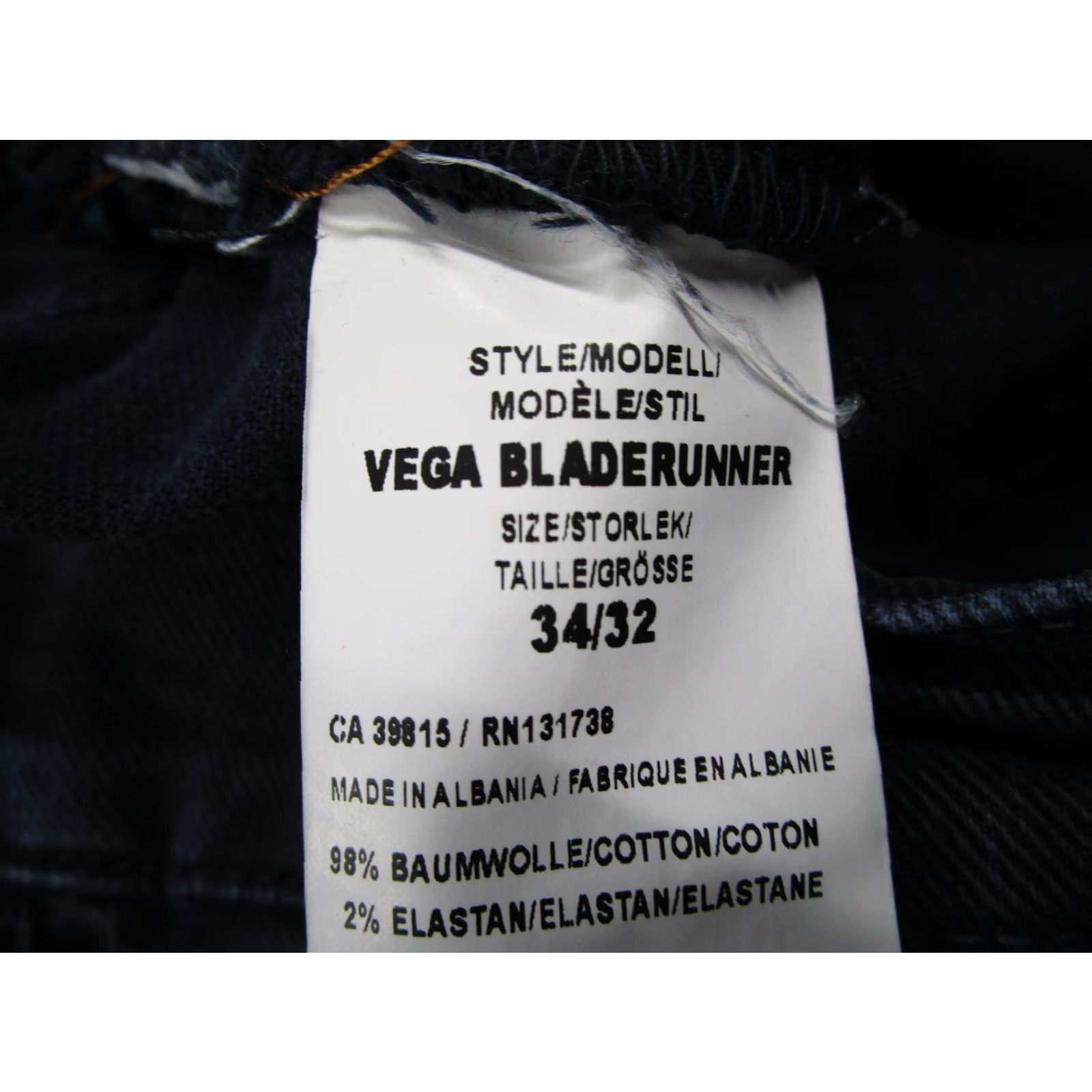 Acne Studios Acne Studios Jeans Vega Bladerunner Slim Stretch Tapered 34x32 Blue Denim Mens Size US 34 / EU 50 - 3 Thumbnail