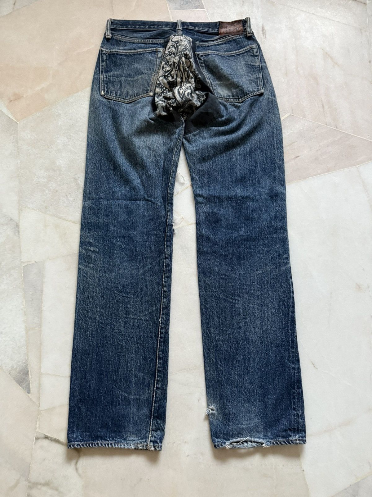 Kapital Vintage Rare Kapital Handmade distressed denim jeans Size US 32 / EU 48 - 4 Thumbnail