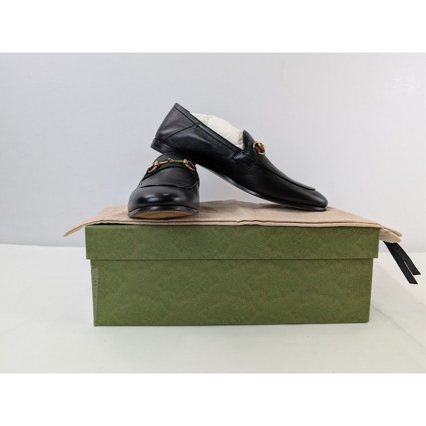 Gucci o1rshd1 Gnello Plonge Leather Loafer Boots in Nero Size US 11.5 / EU 44-45 - 18 Thumbnail