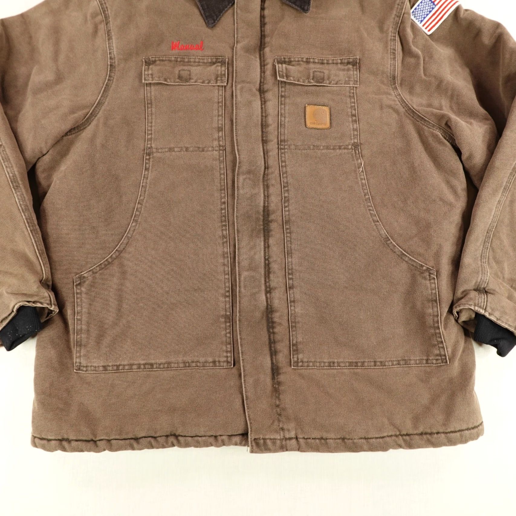 Carhartt VINTAGE Carhartt Jacket Mens XL Brown Quilted Arctic Barn Chore Coat Casual Workwear 90s Mens XL Brown Quilted Carhartt Jacket Size US XL / EU 56 / 4 - 6 Thumbnail