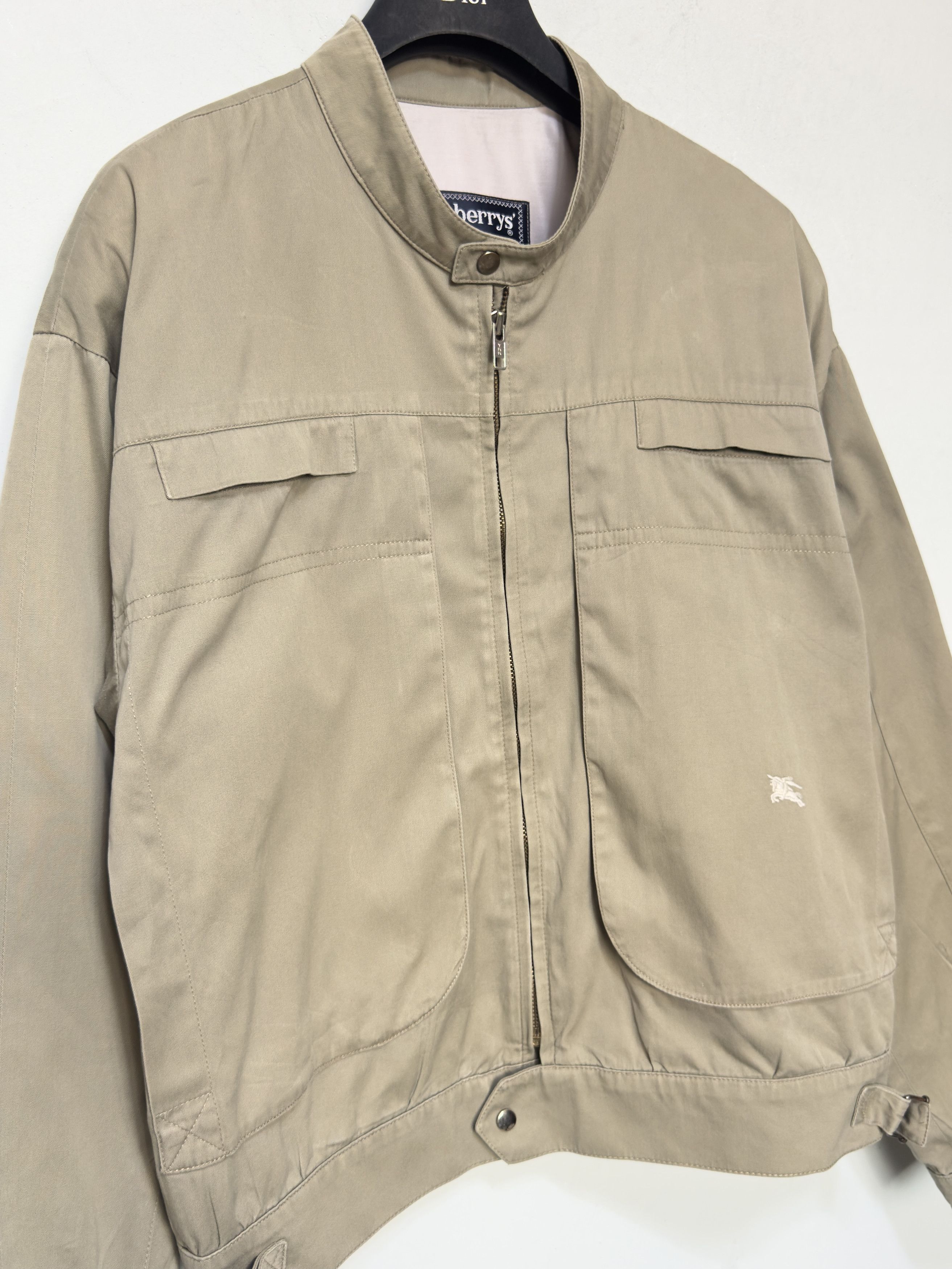 Burberry 🔥 vintage biker jacket Burberrys 70s cotton size M Size US M / EU 48-50 / 2 - 2 Thumbnail
