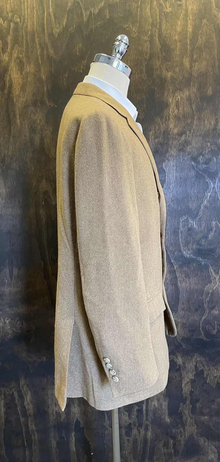 Polo Ralph Lauren × Vintage Vintage Hopsack Cashmere Jacket Size 46R - 3 Thumbnail