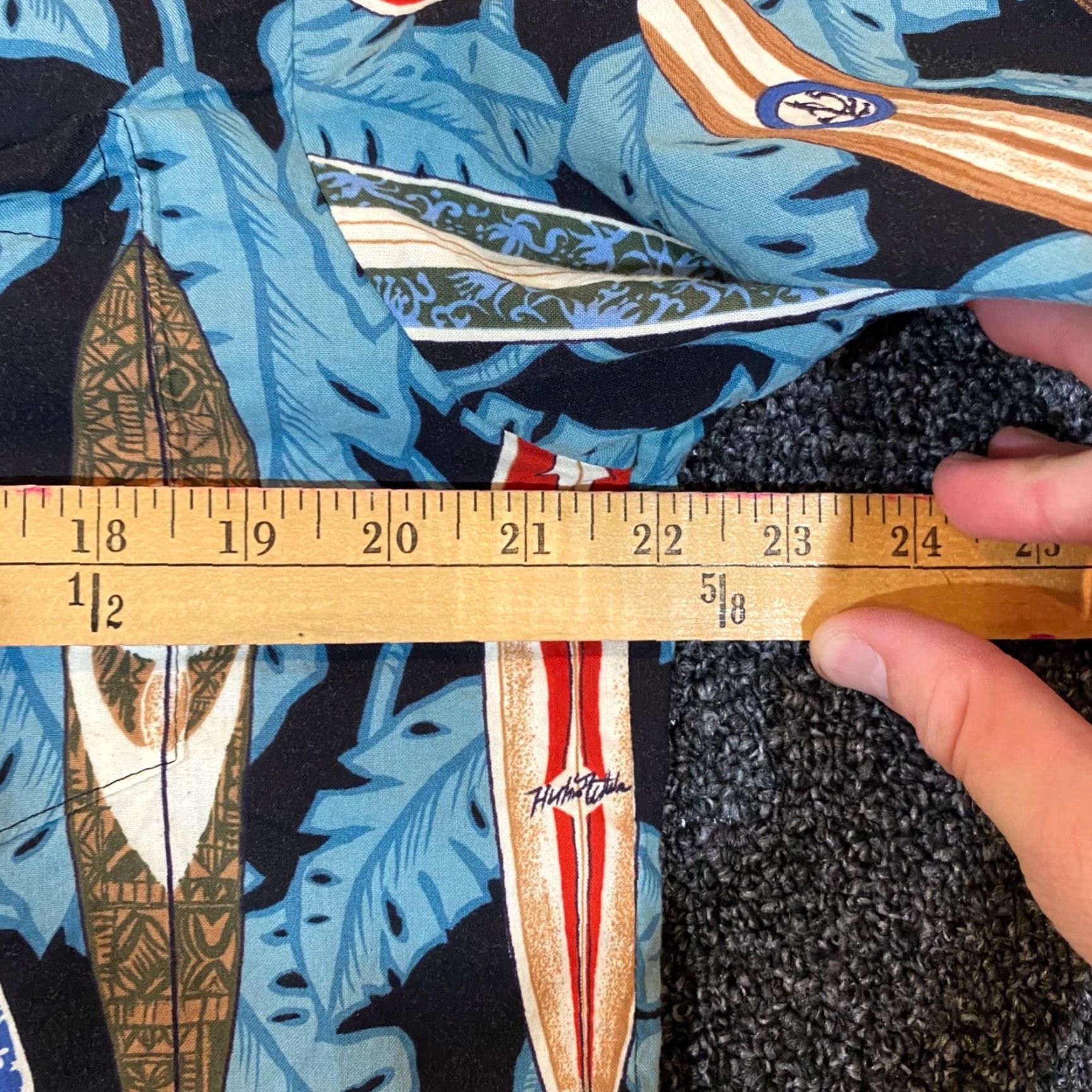 Vintage Kalaheo Hawaiian Shirt Men Medium Blue Floral Surfboards Short Sleeve Button-Up Casual Summer Spring Fall Winter Size US M / EU 48-50 / 2 - 6 Thumbnail