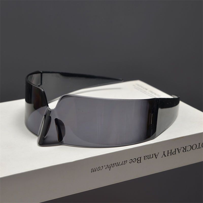 VIBE Hip-hop Street ins style custom avant-garde sunglasses Size ONE SIZE - 2 Thumbnail
