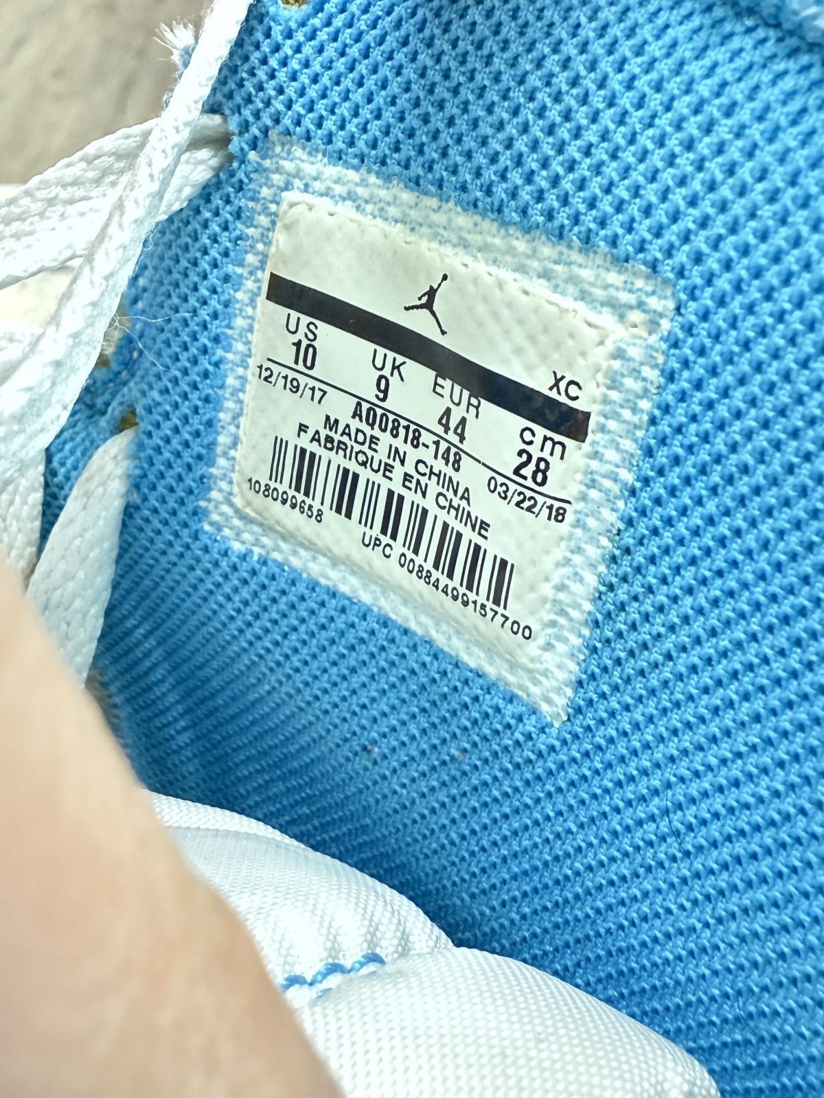 Off-White Off White Nike UNC 1s Size US 10 / EU 43 - 8 Thumbnail