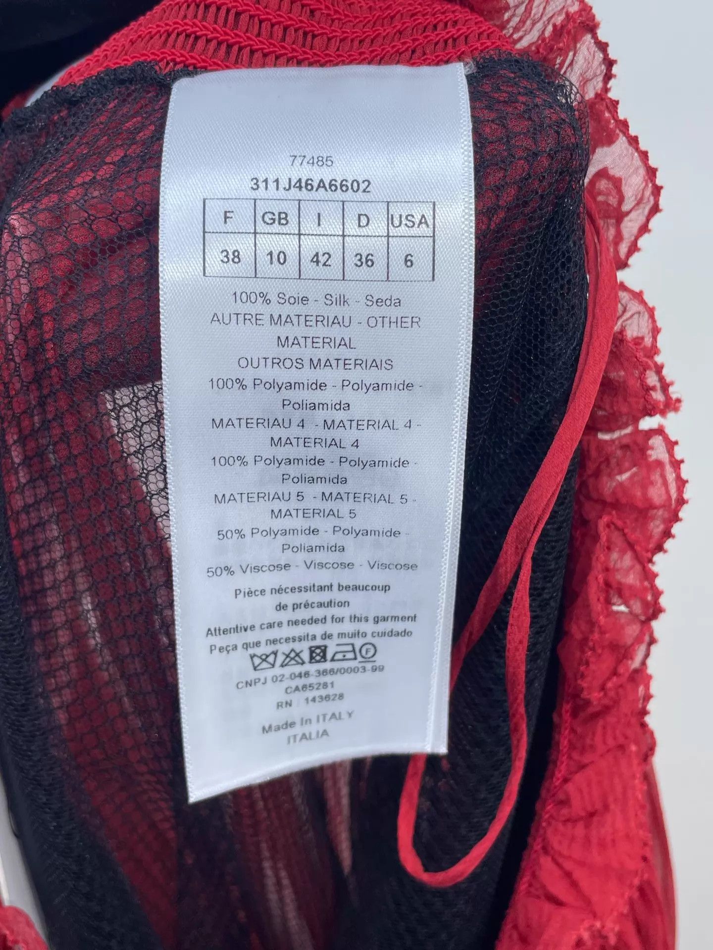 Dior Dior Tulle Skirt Women's 38 EU 98 New With Tags Size 27" / US 4 / IT 40 - 6 Thumbnail