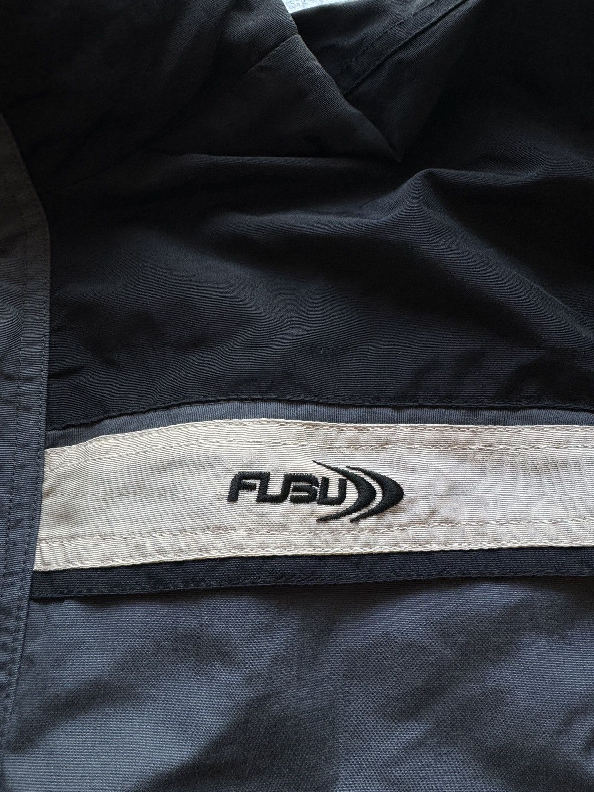 Fubu × Rap Tees × Vintage FUBU vintage boxy jacket logo hip hop rap skate Size US L / EU 52-54 / 3 - 3 Thumbnail
