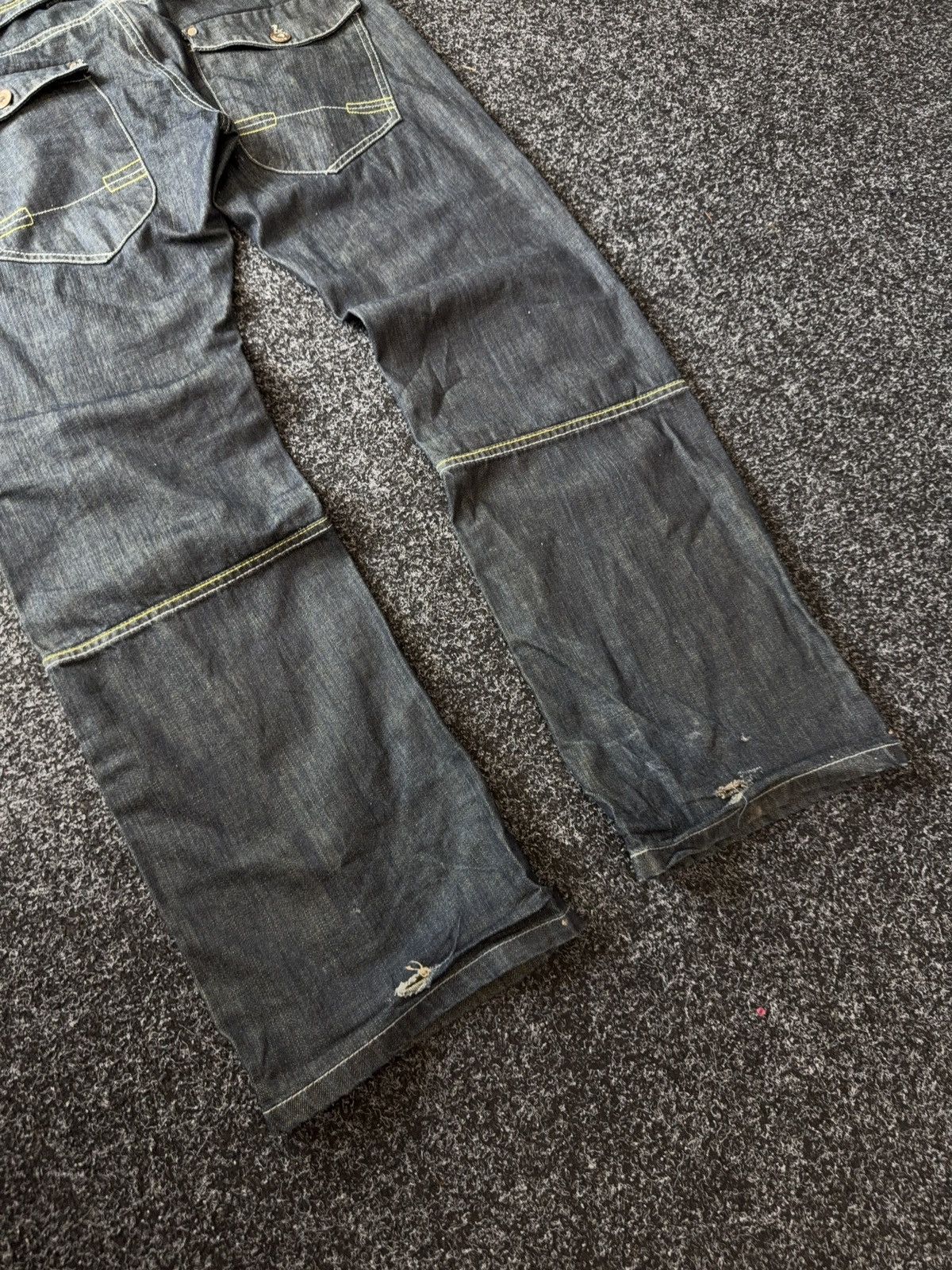 Kangol Vintage 90s Retro Y2K Baggy Kangol Denim pants Jeans Size US 34 / EU 50 - 13 Thumbnail